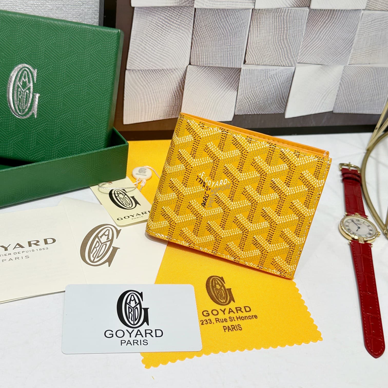 Goyard Yellow Wallet 98126