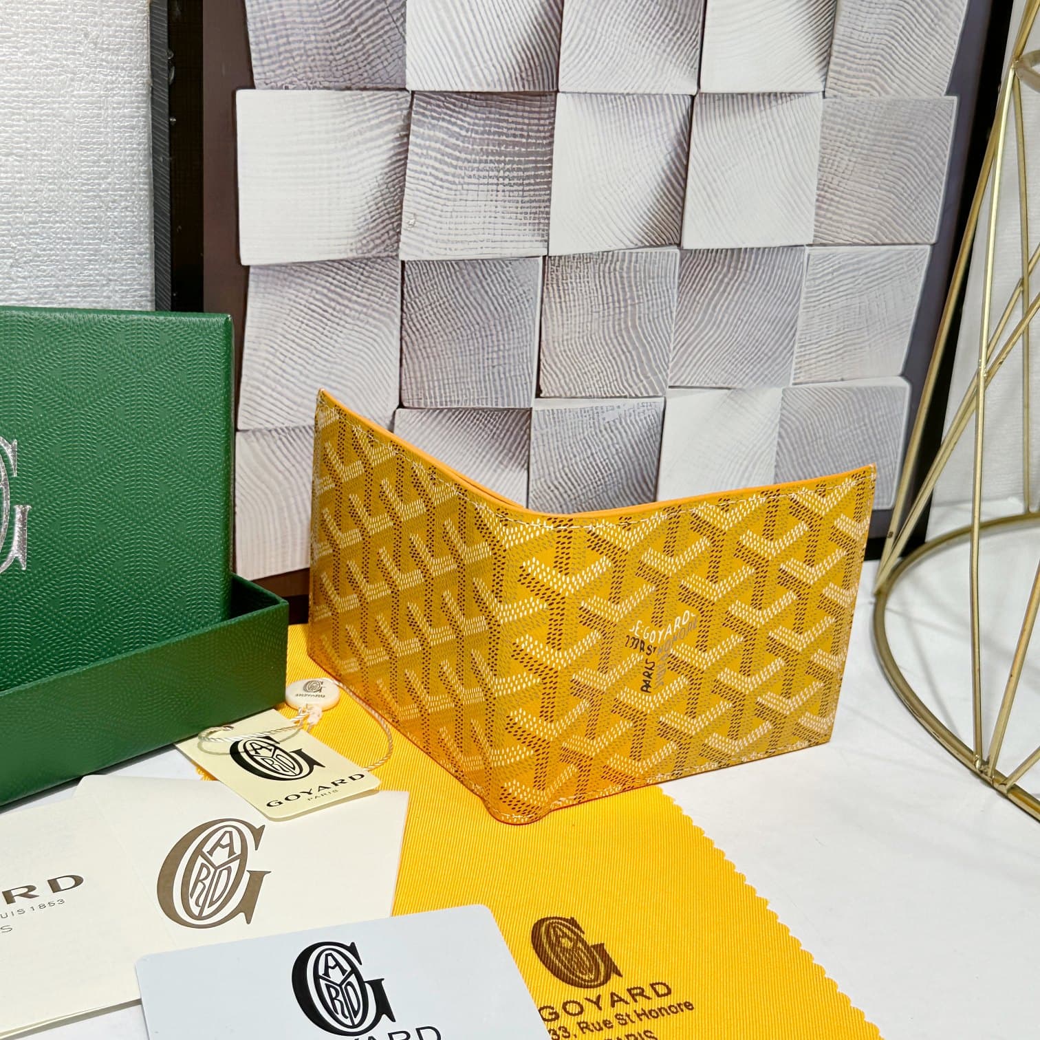 Goyard Yellow Wallet 98126