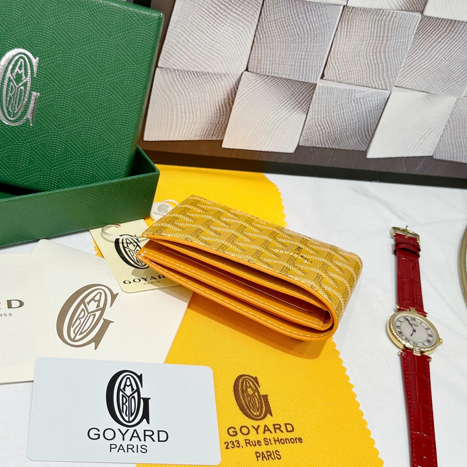 Goyard Yellow Wallet 98126