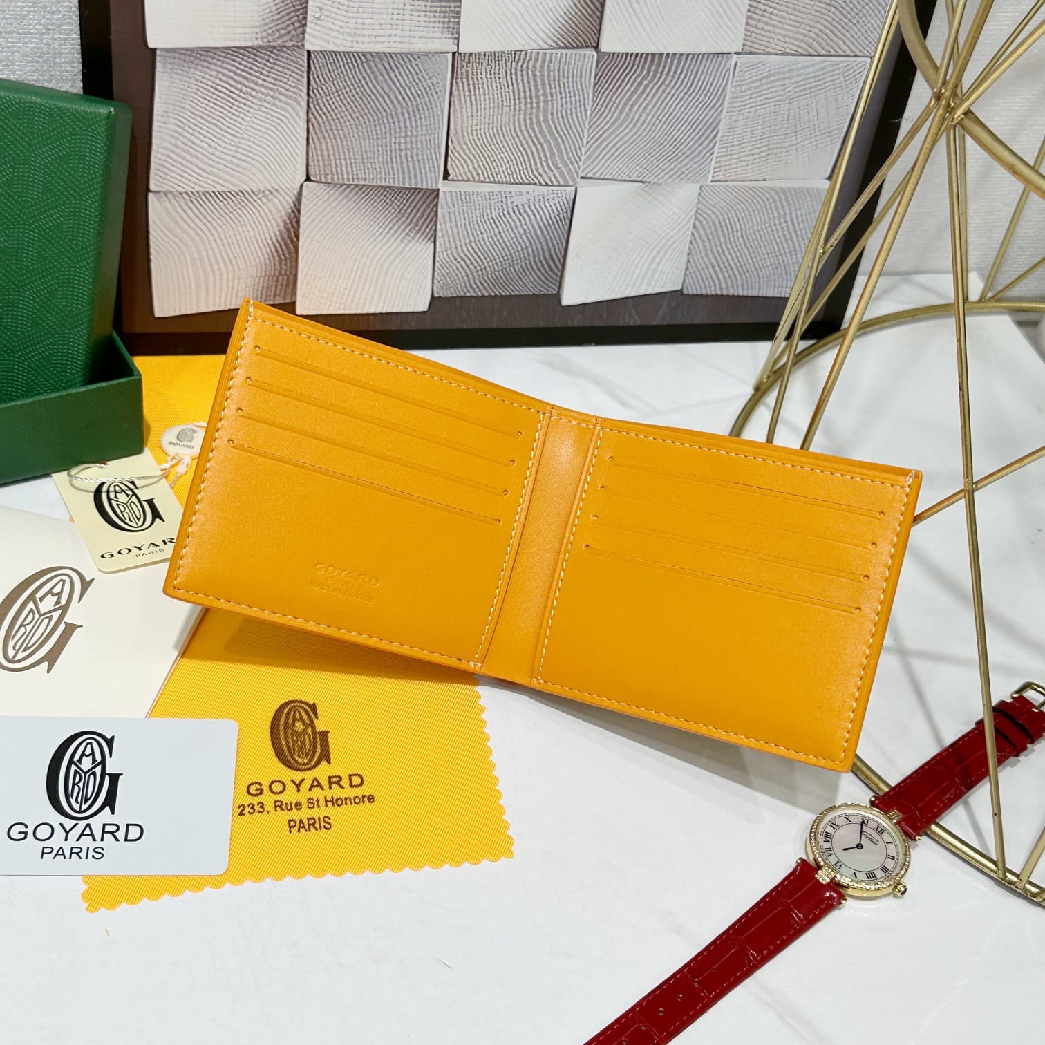Goyard Yellow Wallet 98126