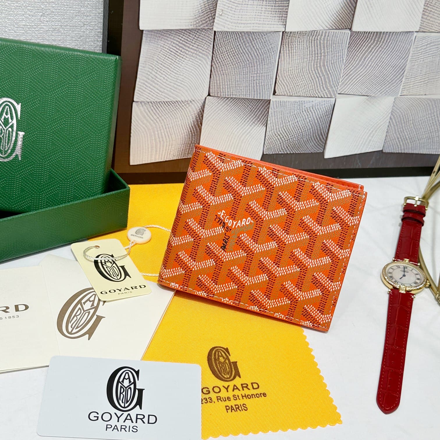 Goyard Orange Wallet 98126