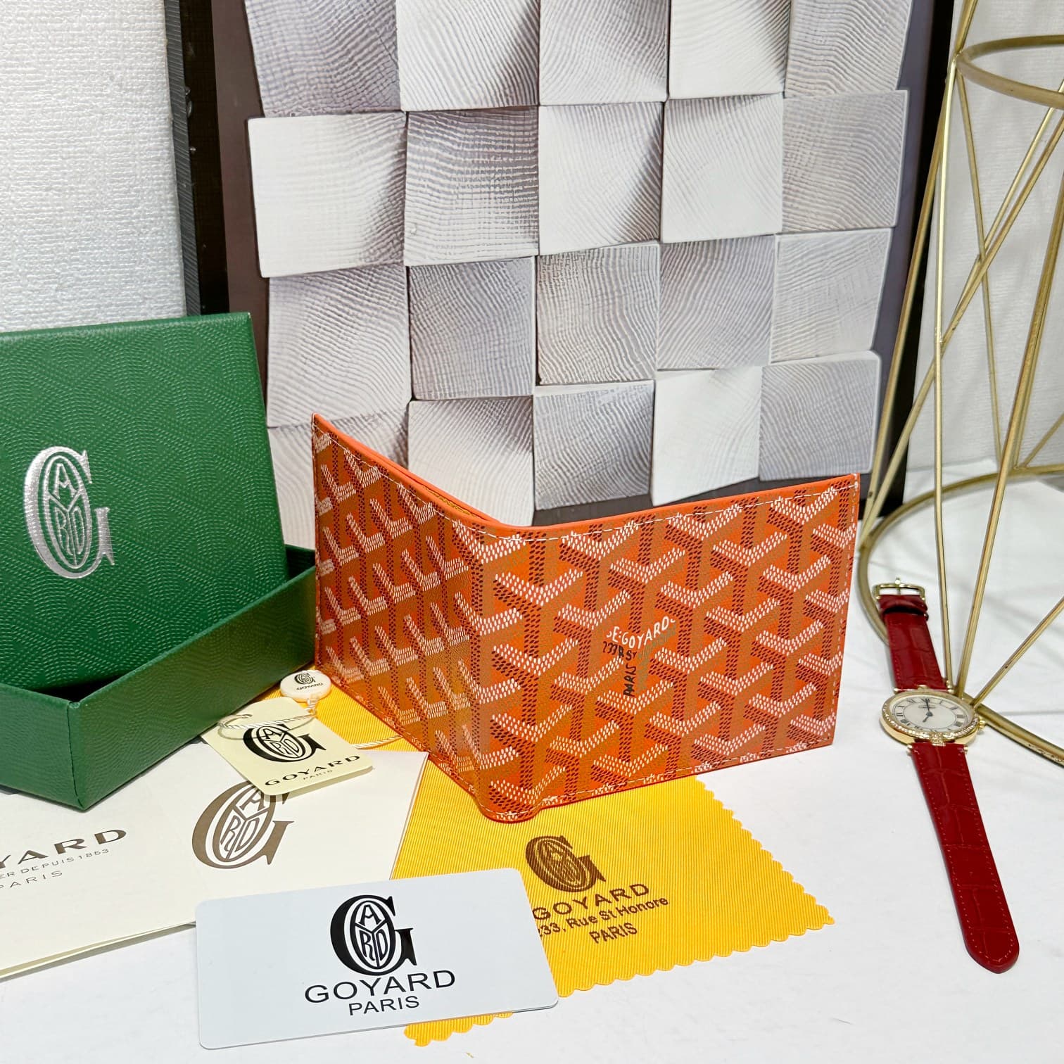 Goyard Orange Wallet 98126