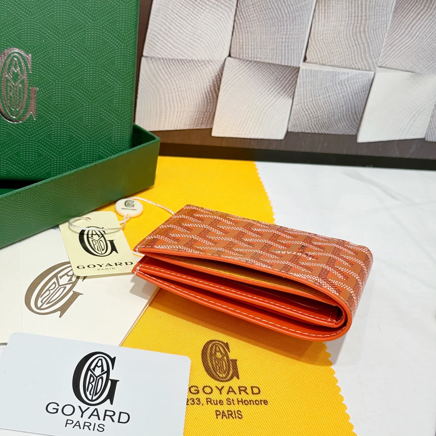 Goyard Orange Wallet 98126