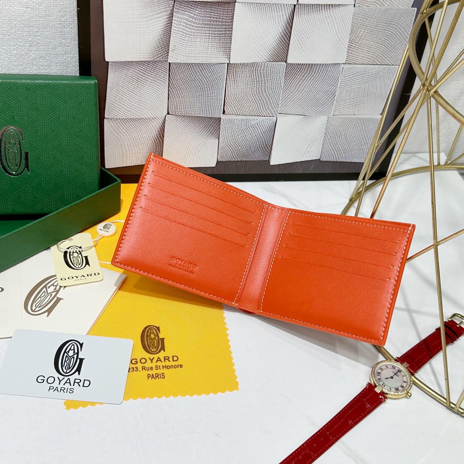 Goyard Orange Wallet 98126