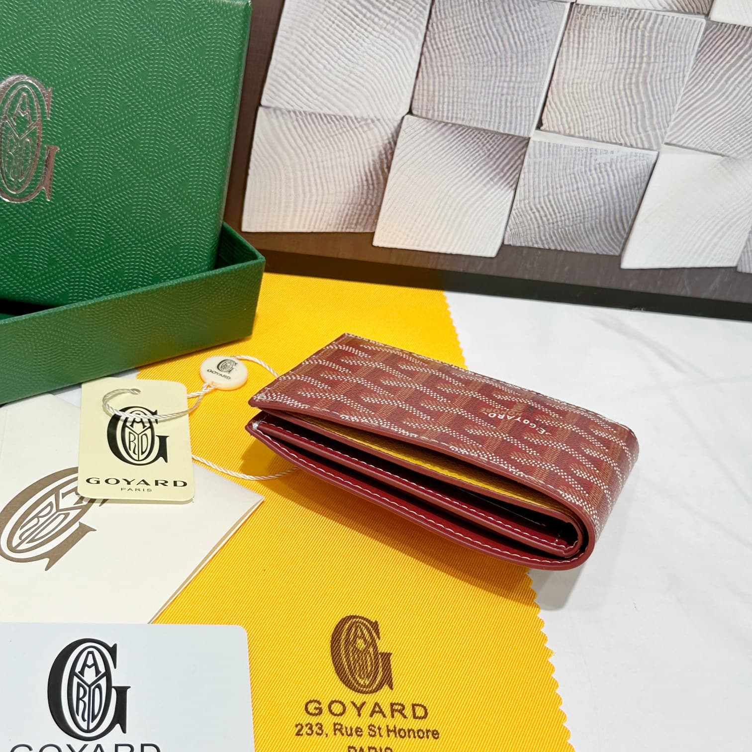 Goyard Red Wallet 98126
