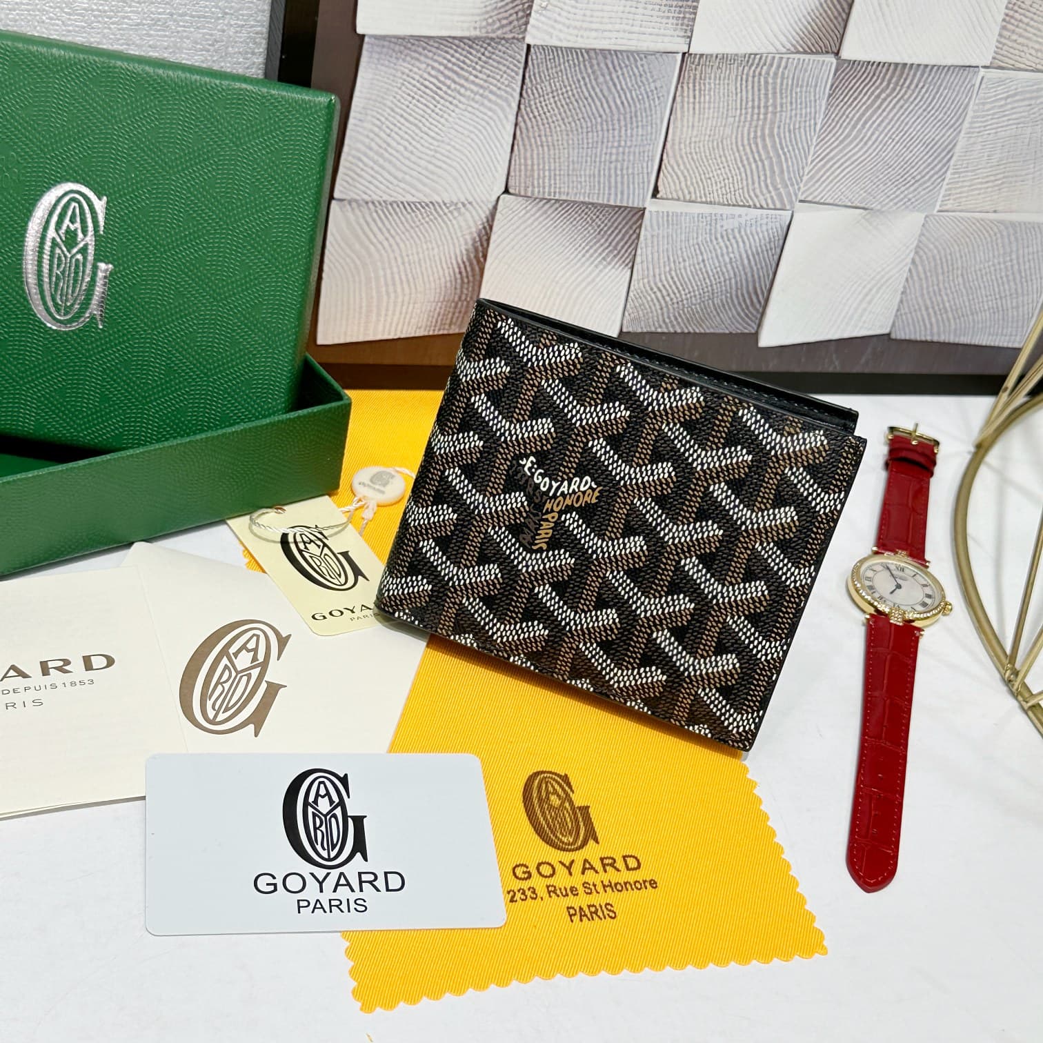 Goyard Black Wallet 98126