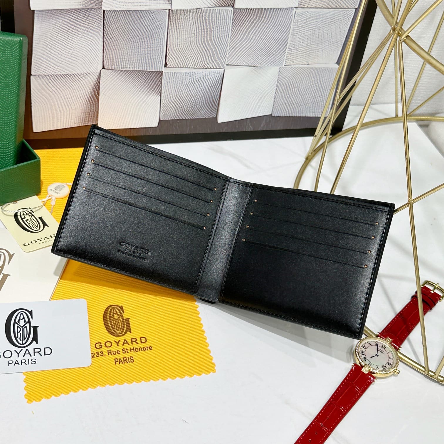 Goyard Black Wallet 98126