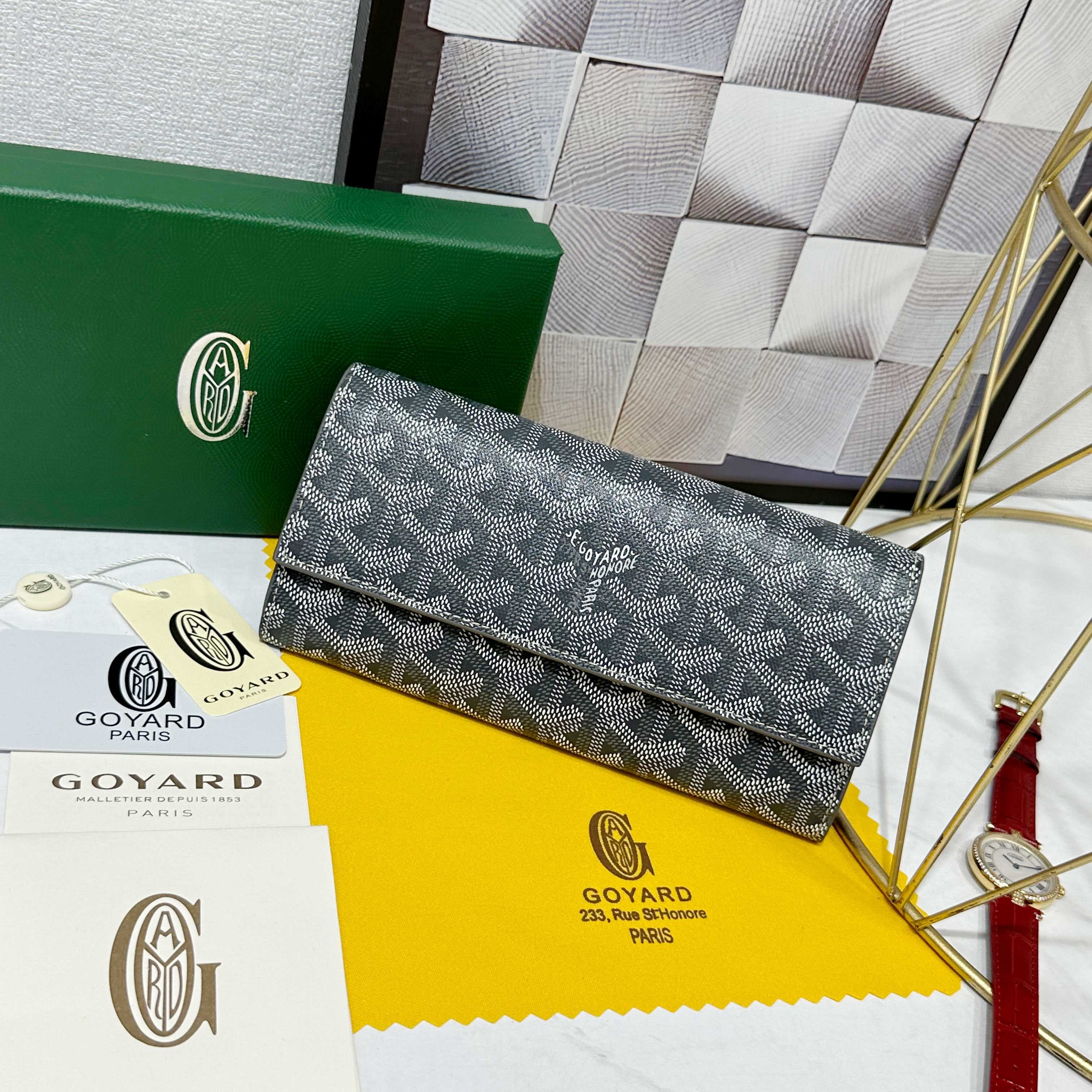 Goyard Grey Wallet 98236