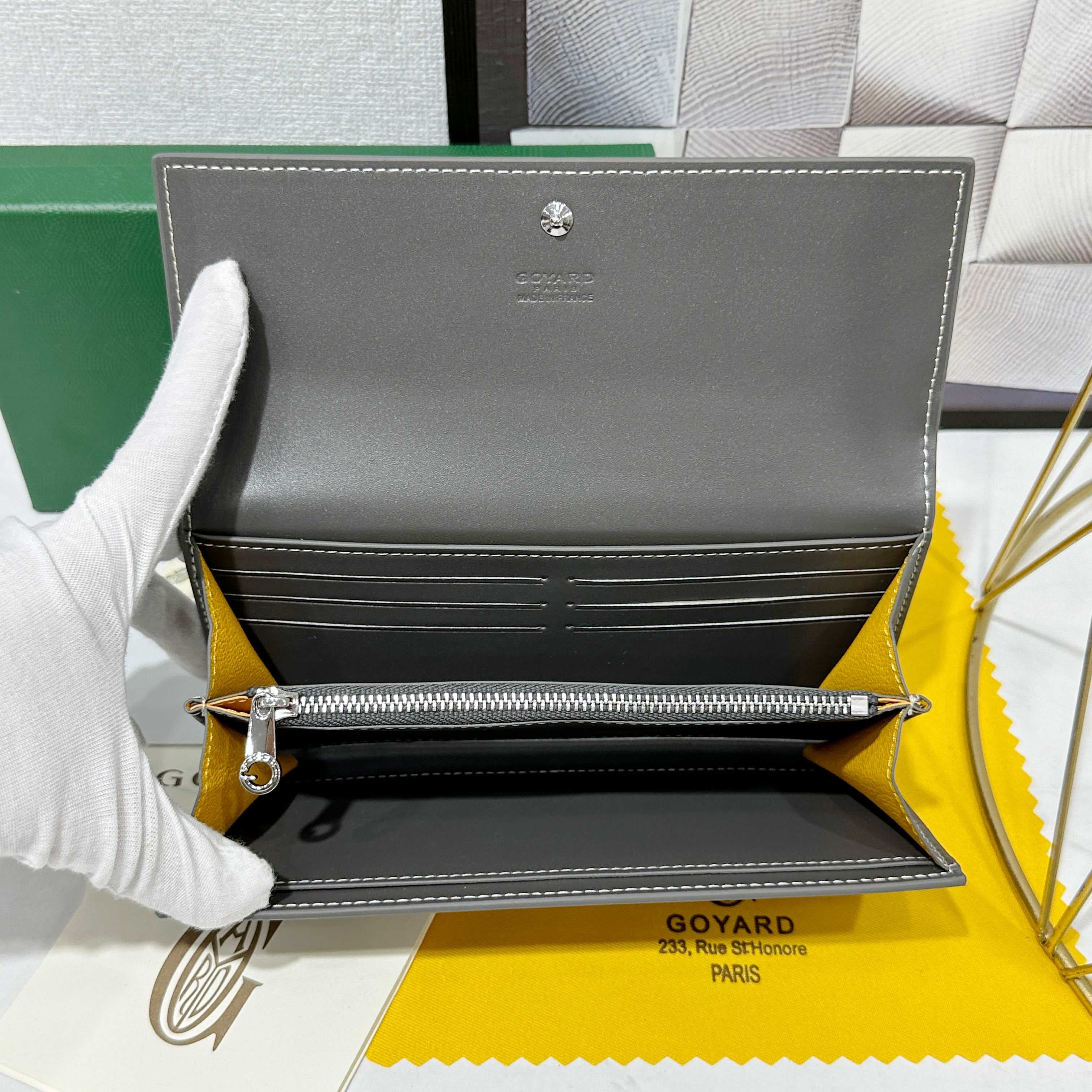 Goyard Grey Wallet 98236
