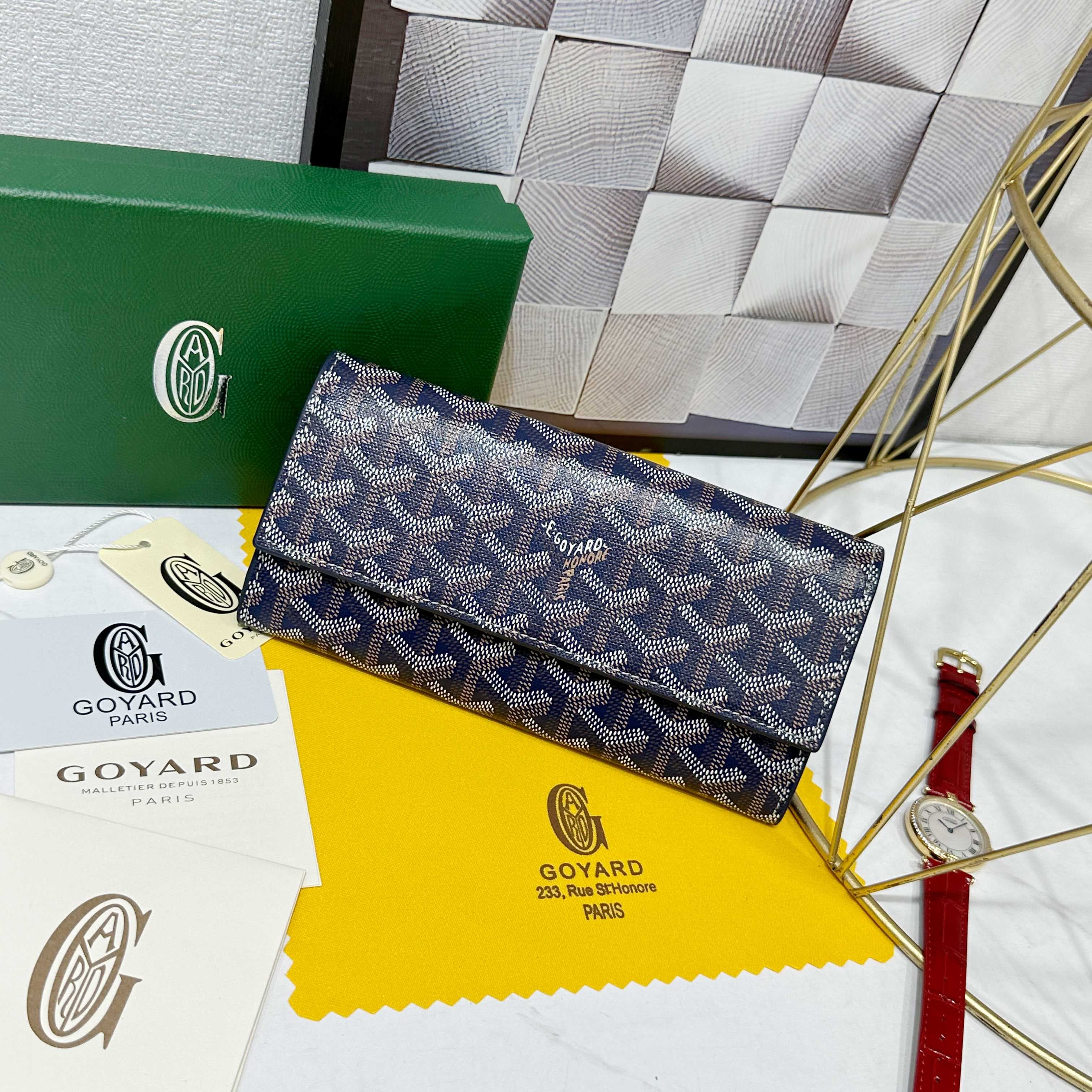 Goyard Blue Wallet 98236