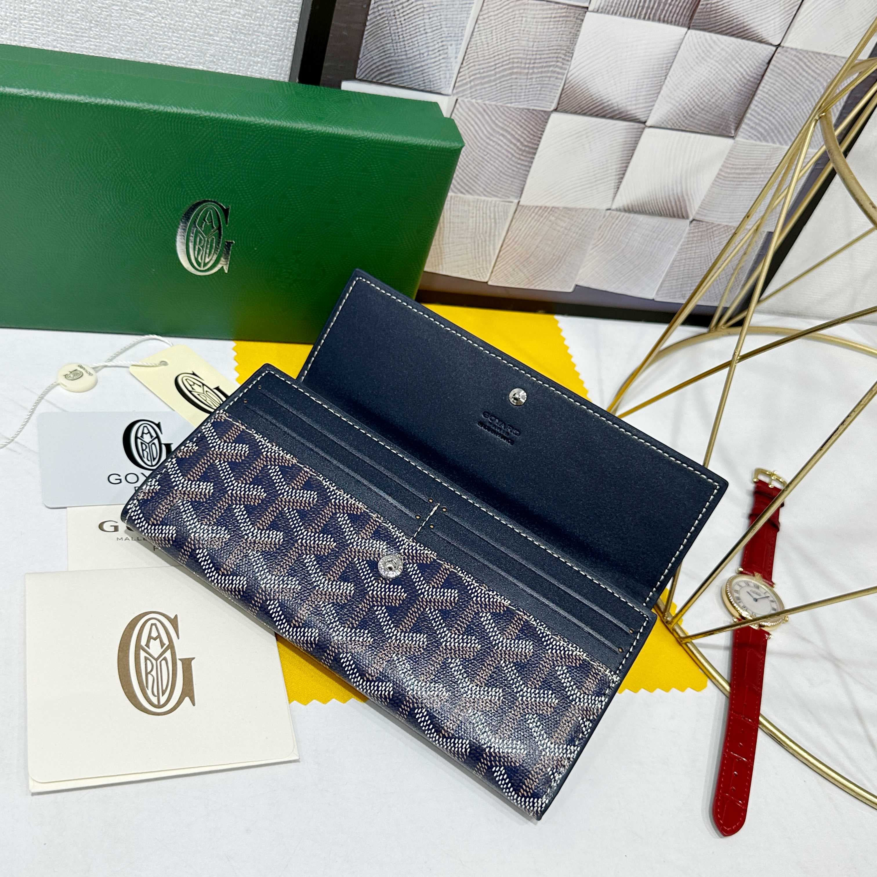 Goyard Blue Wallet 98236