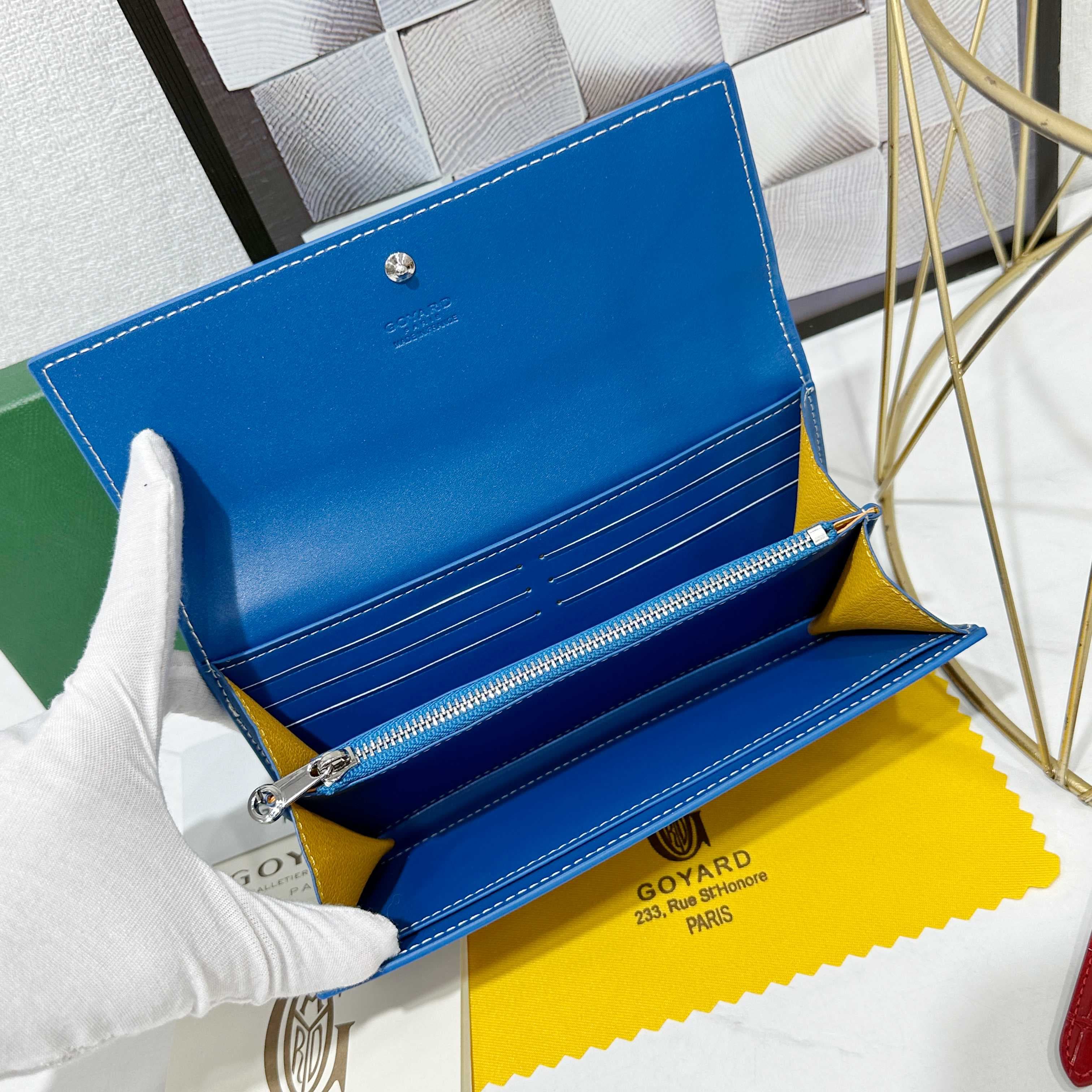 Goyard Blue Wallet 98236