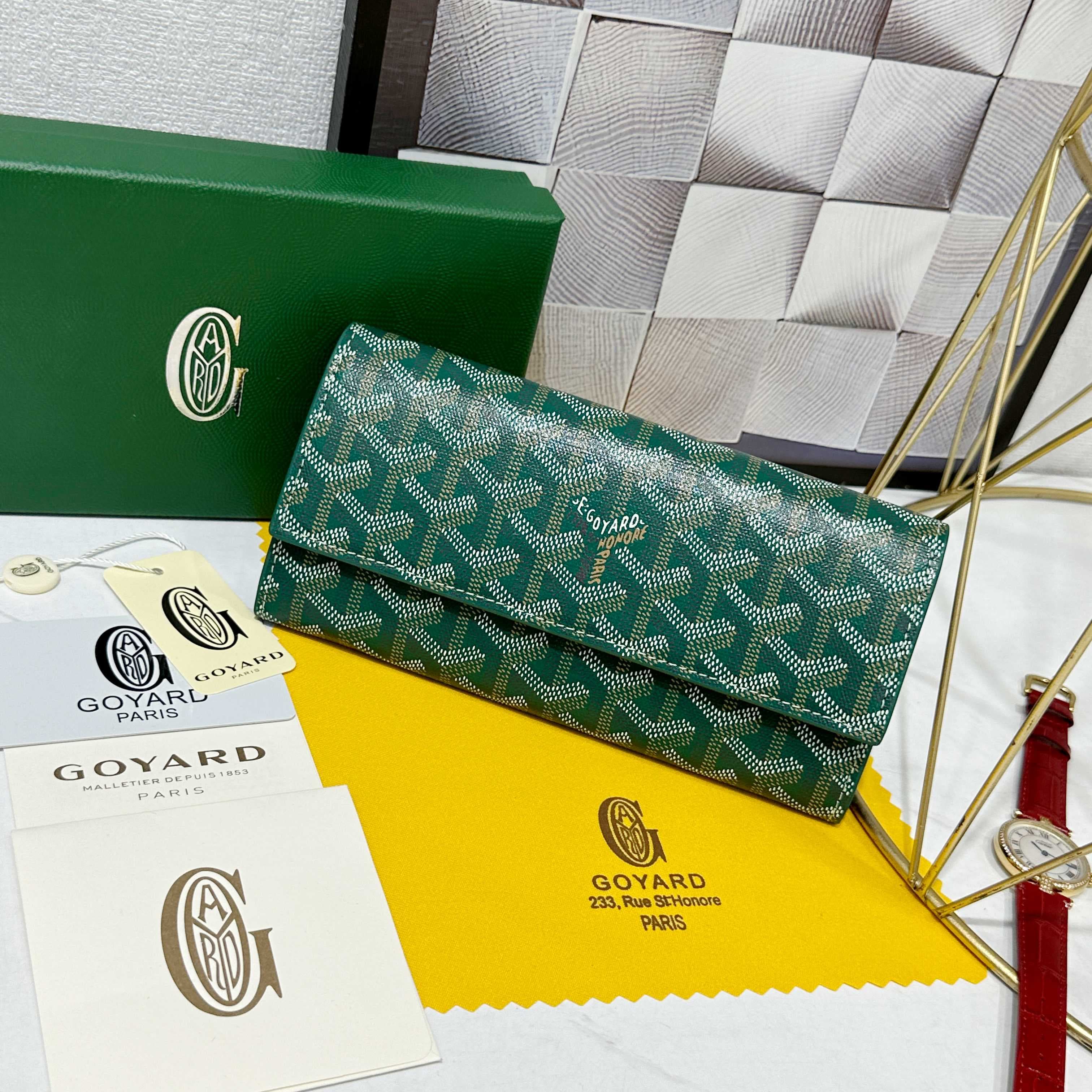 Goyard Green Wallet 98236