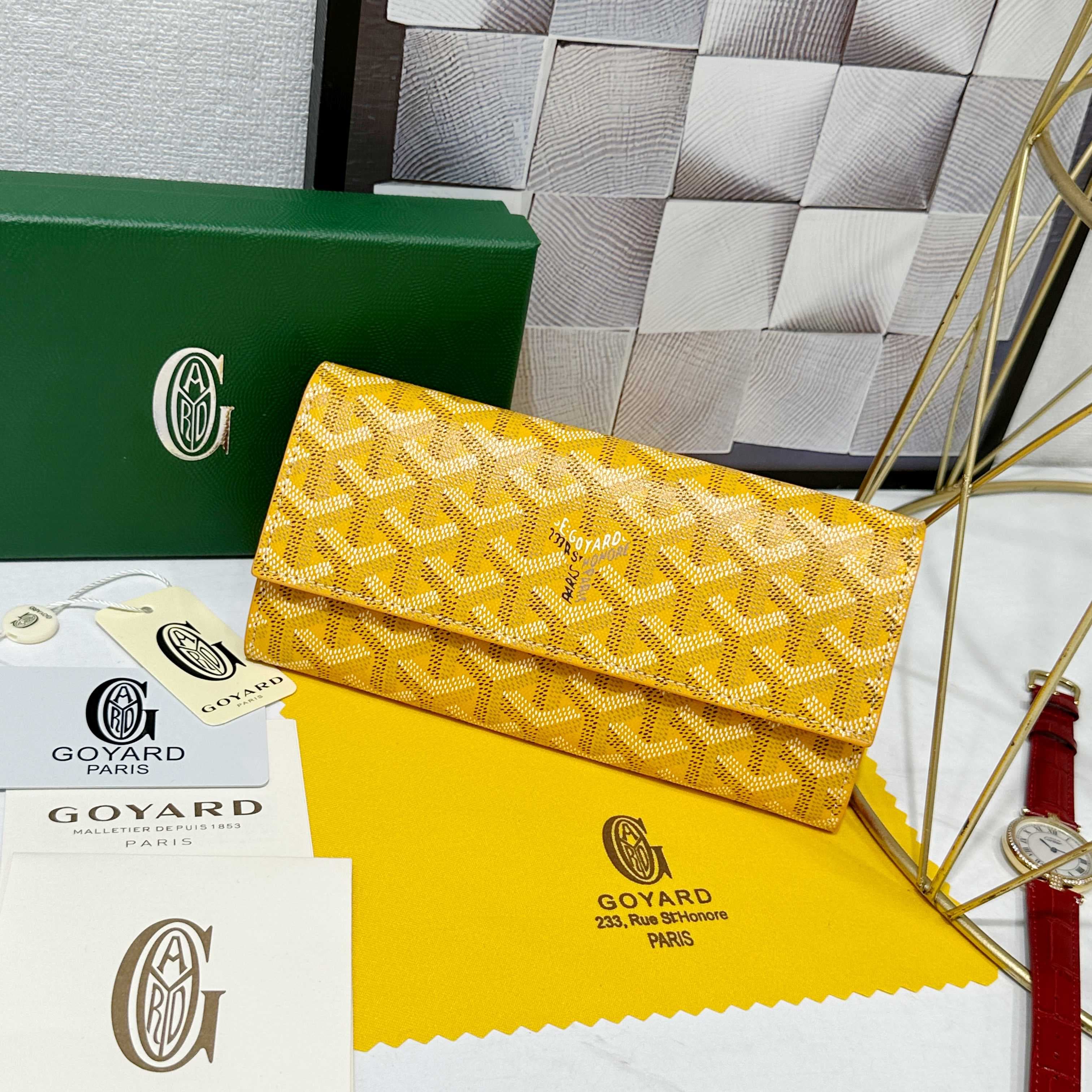 Goyard Yellow Wallet 98236