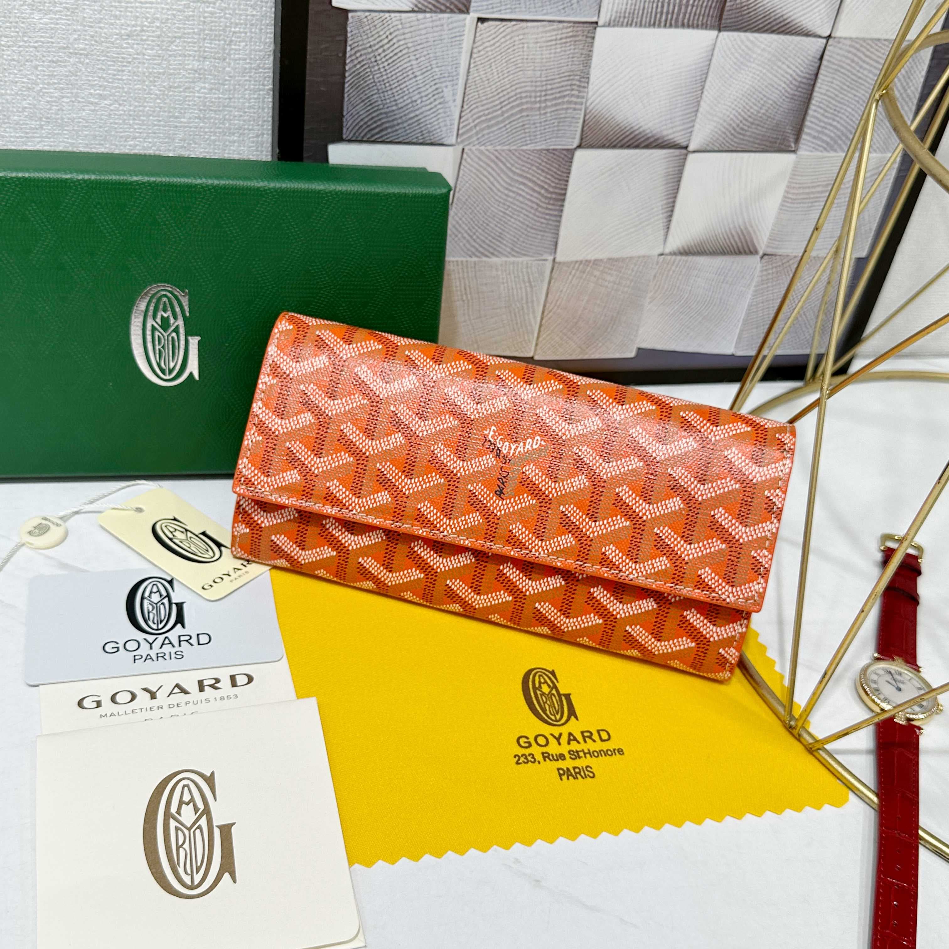 Goyard Orange Wallet 98236