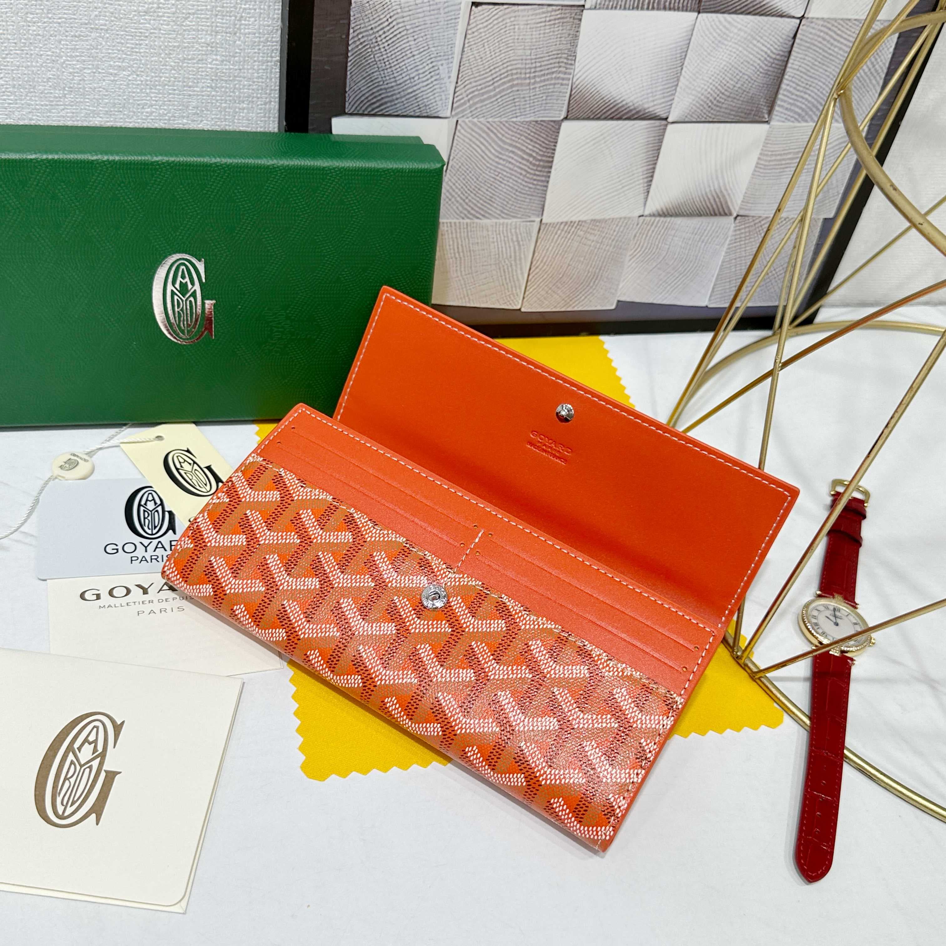 Goyard Orange Wallet 98236