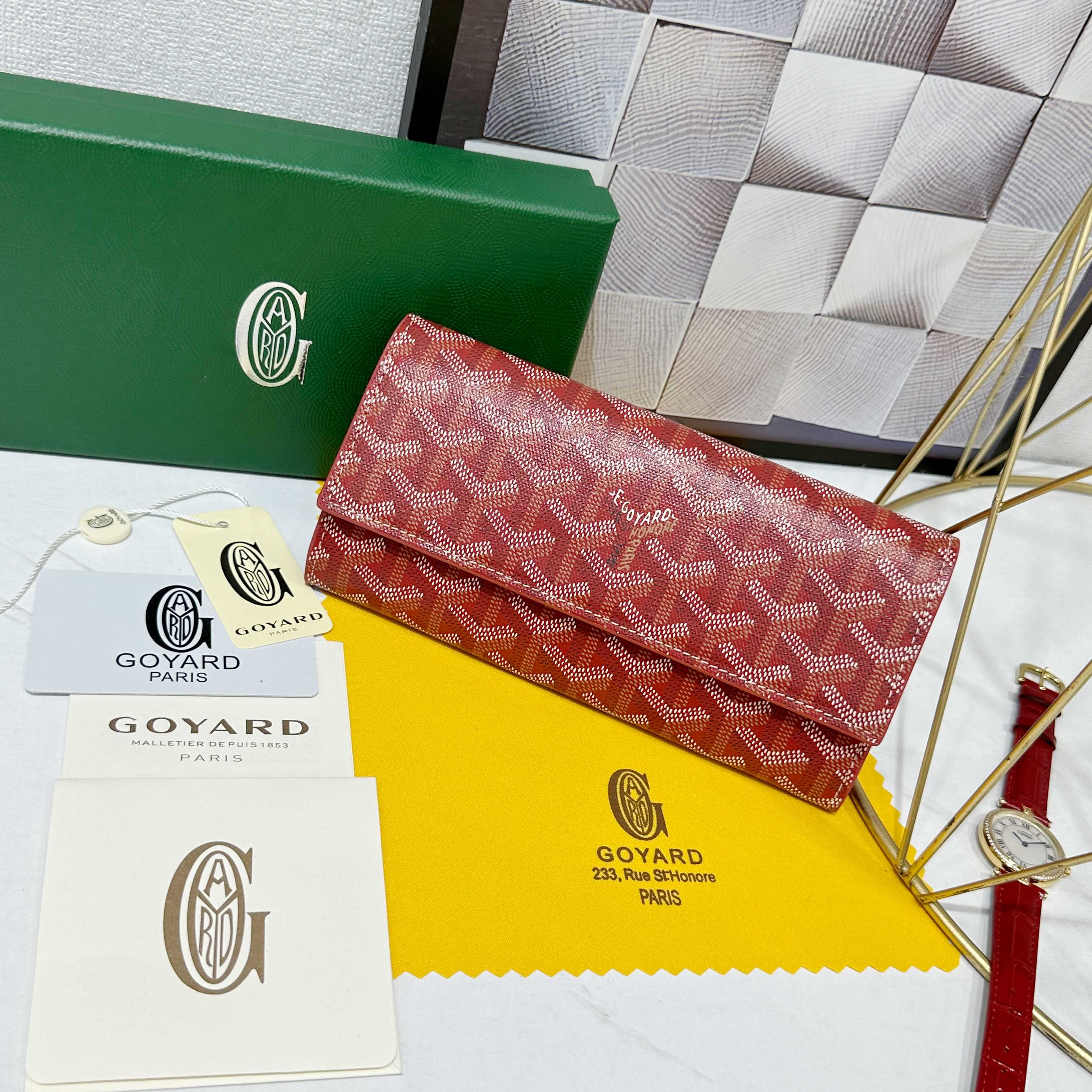 Goyard Red Wallet 98236
