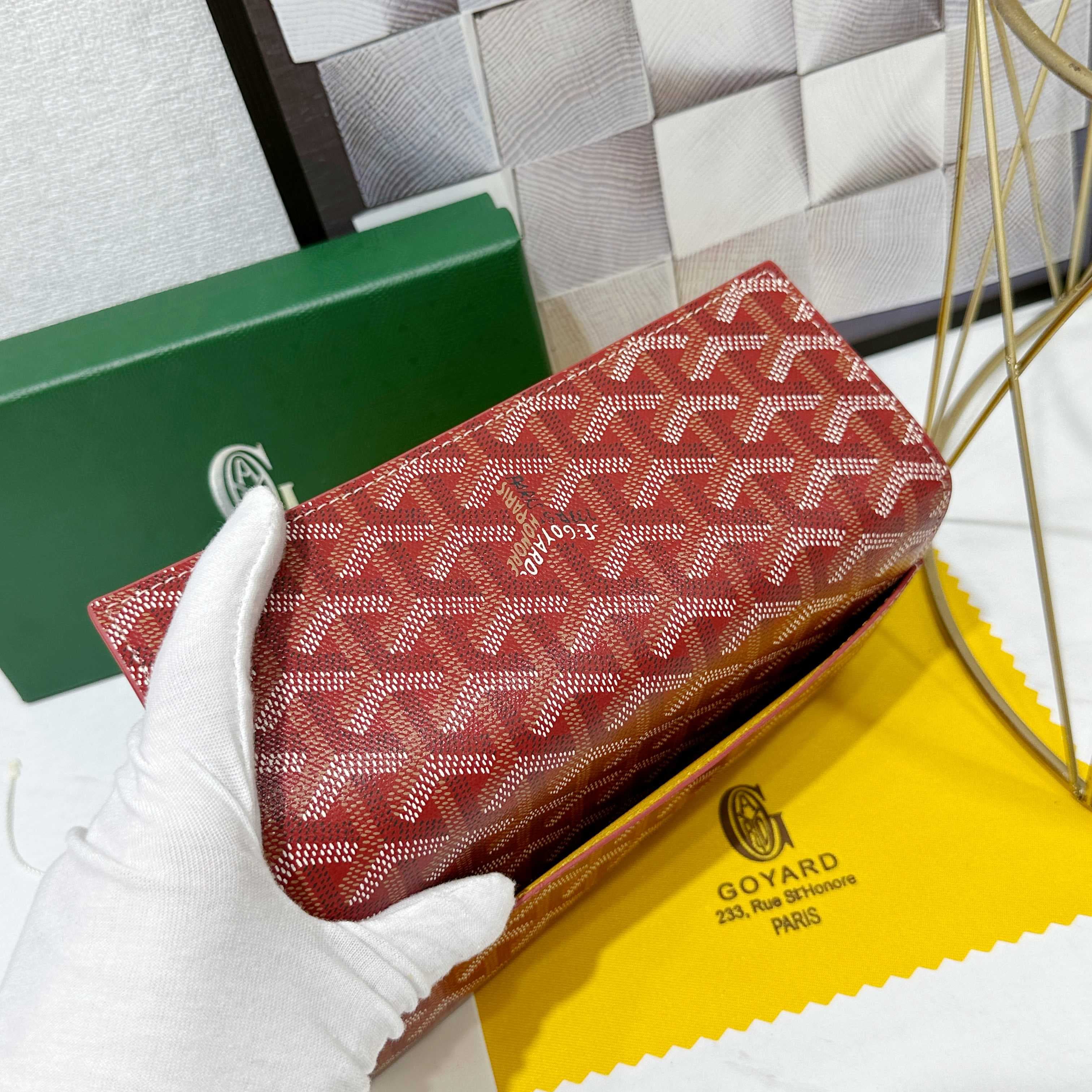Goyard Red Wallet 98236