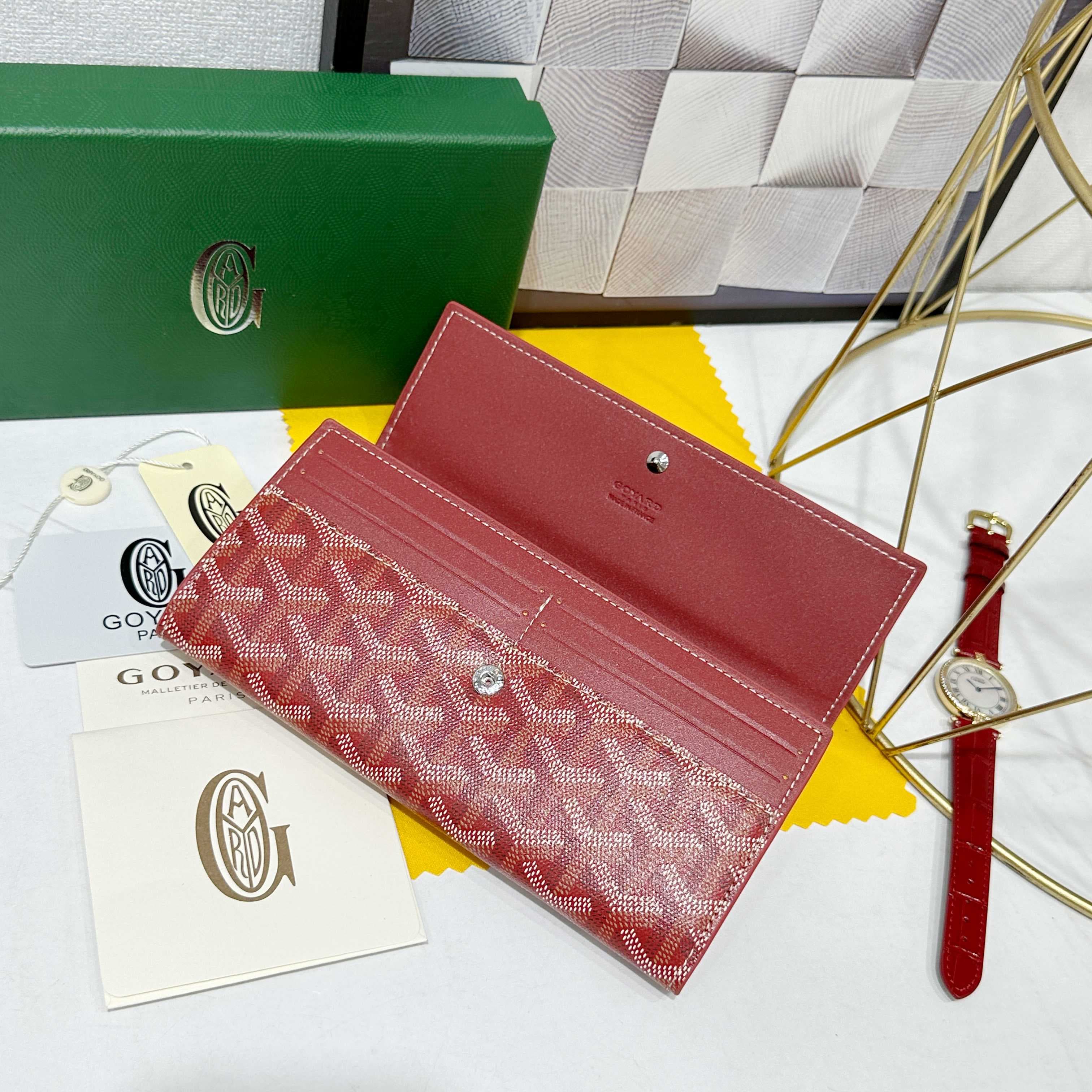 Goyard Red Wallet 98236