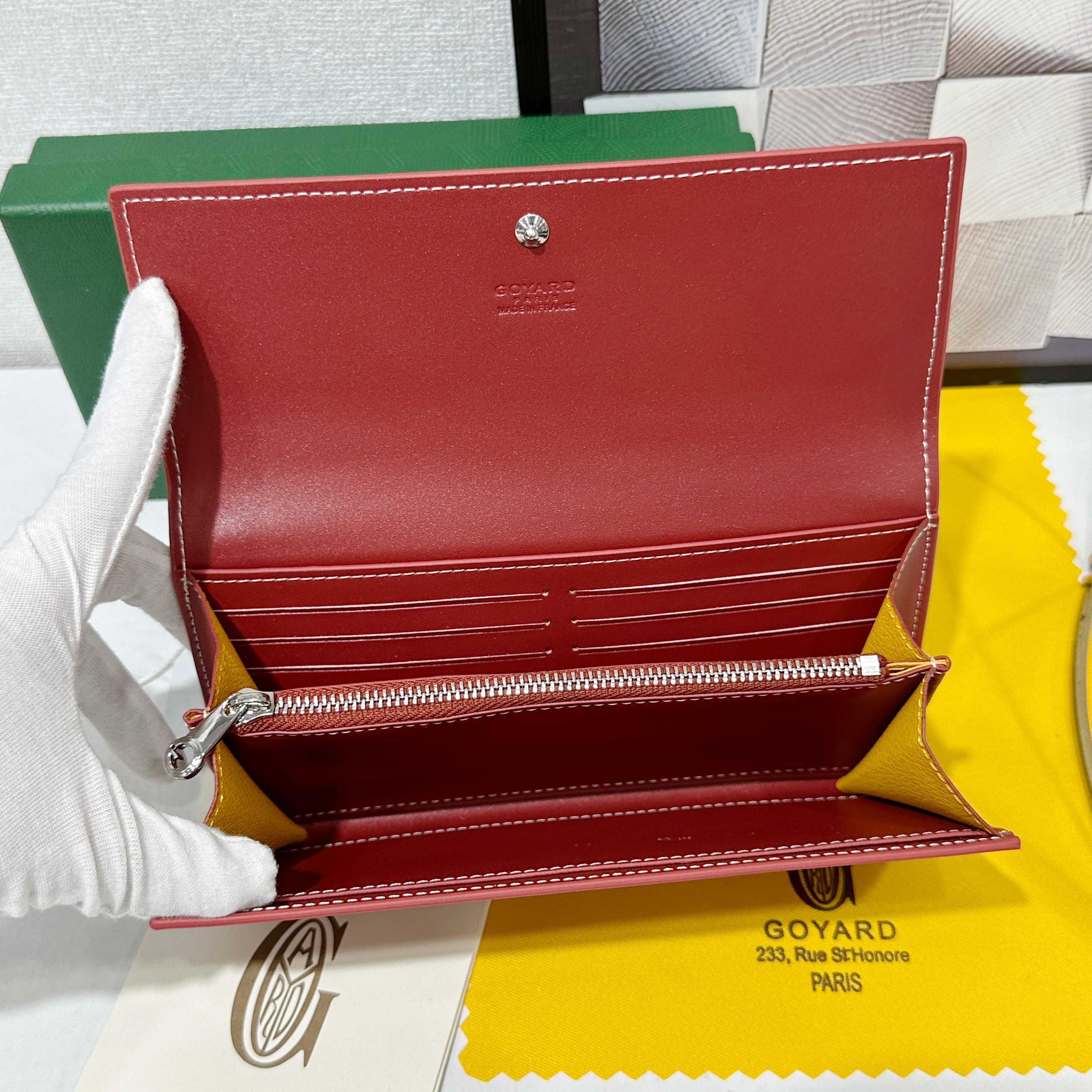 Goyard Red Wallet 98236