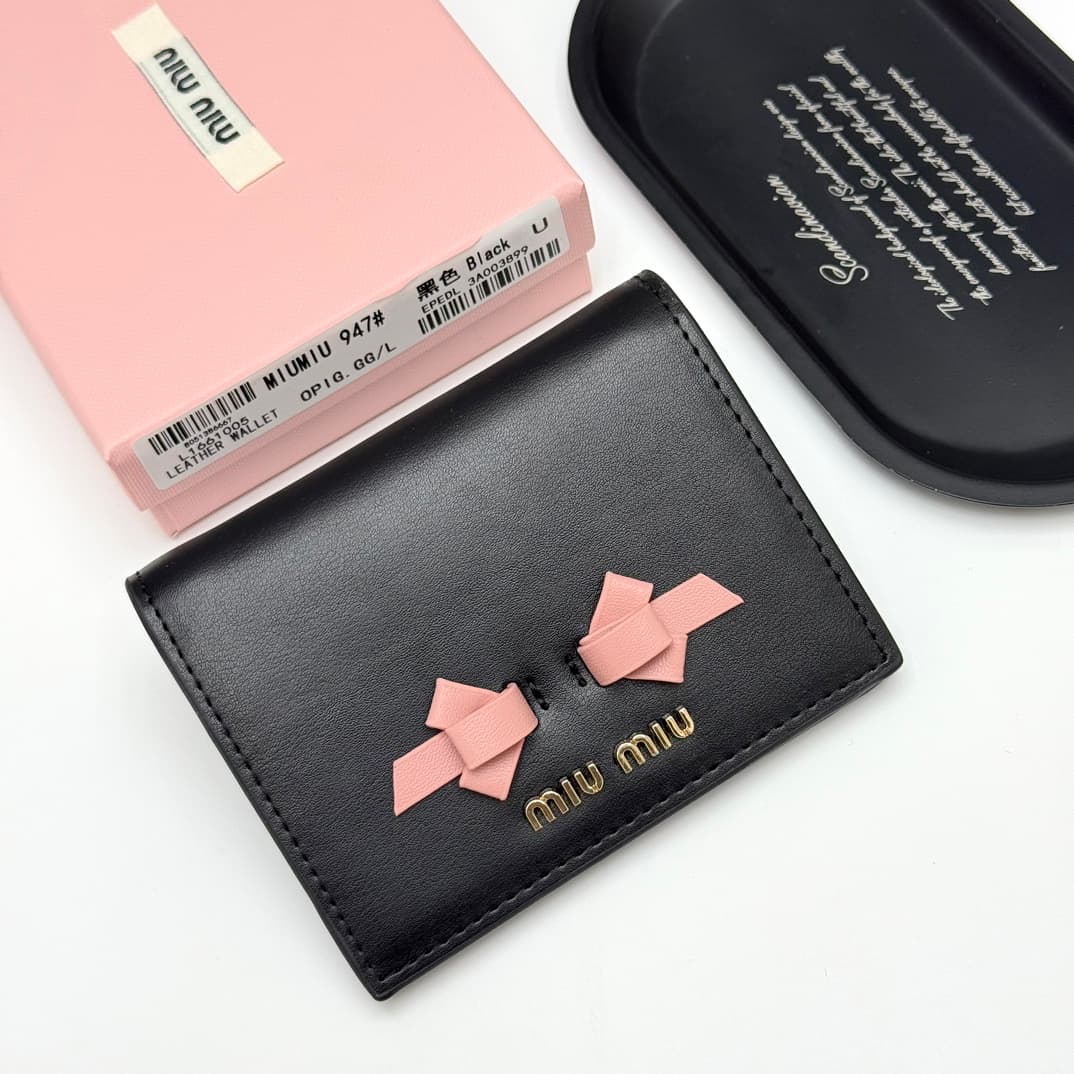 Miu Miu Black Wallets