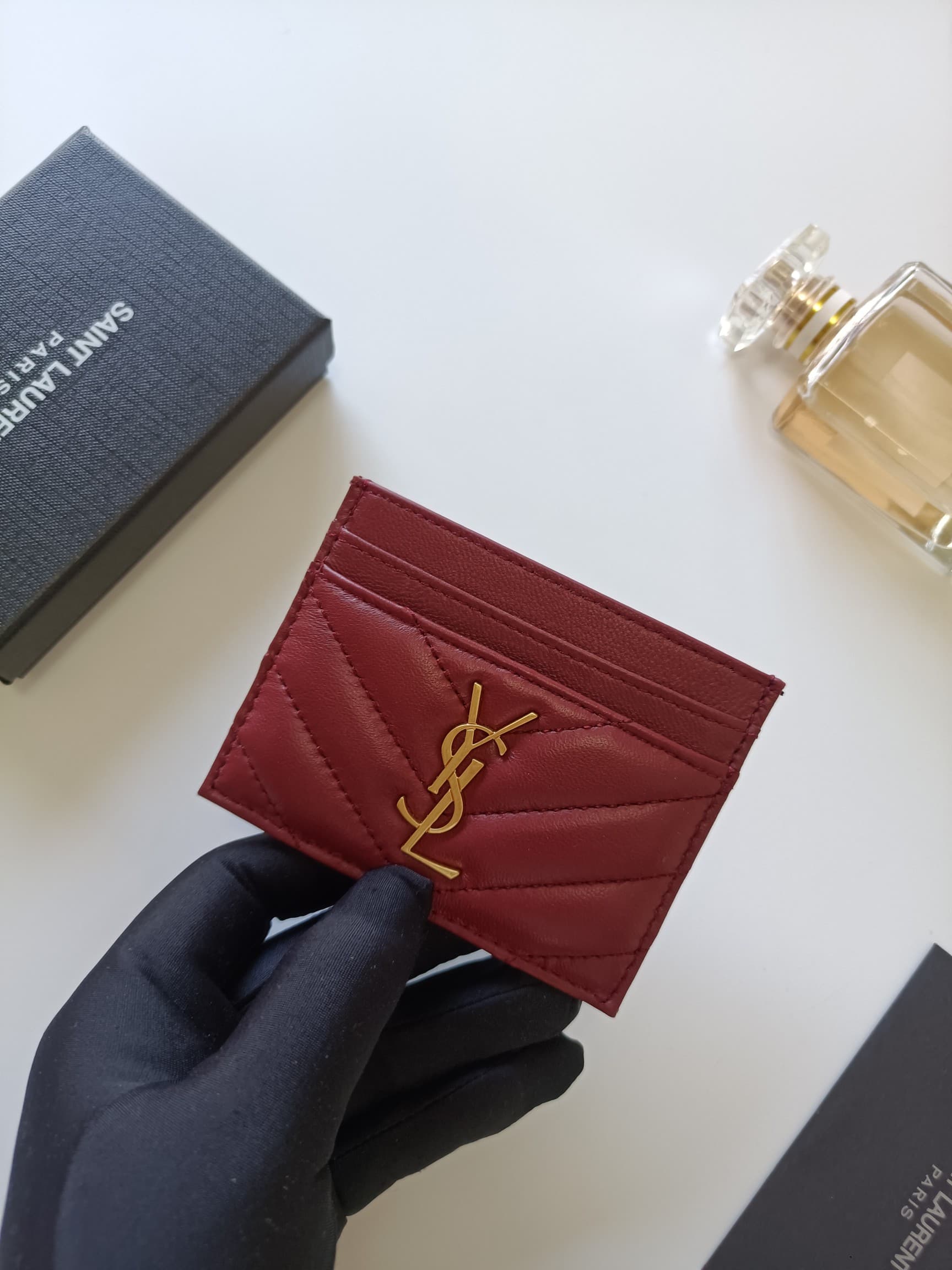 Saint Laurent Gold Wallet 423291