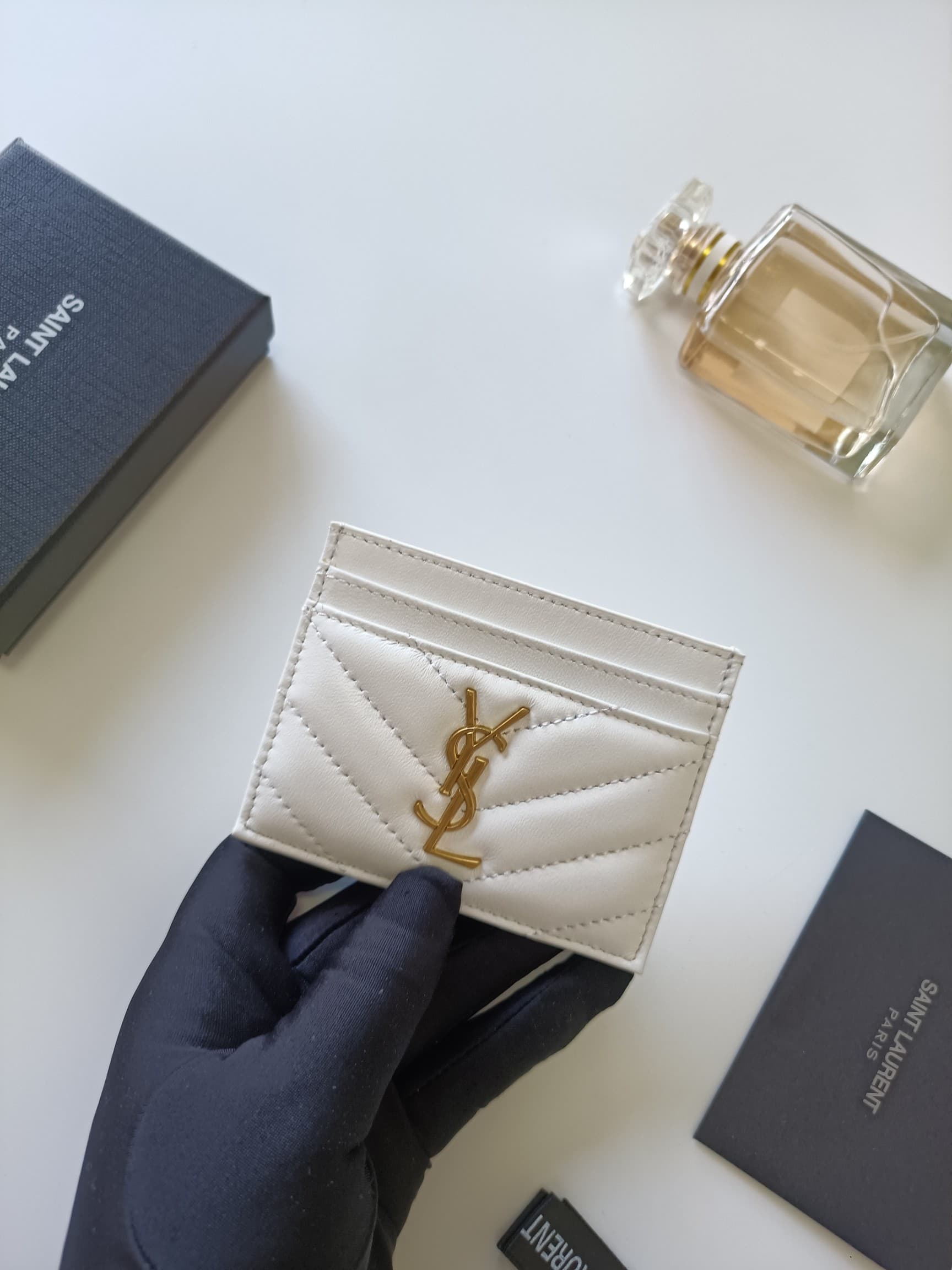 Saint Laurent Gold Wallet 423291