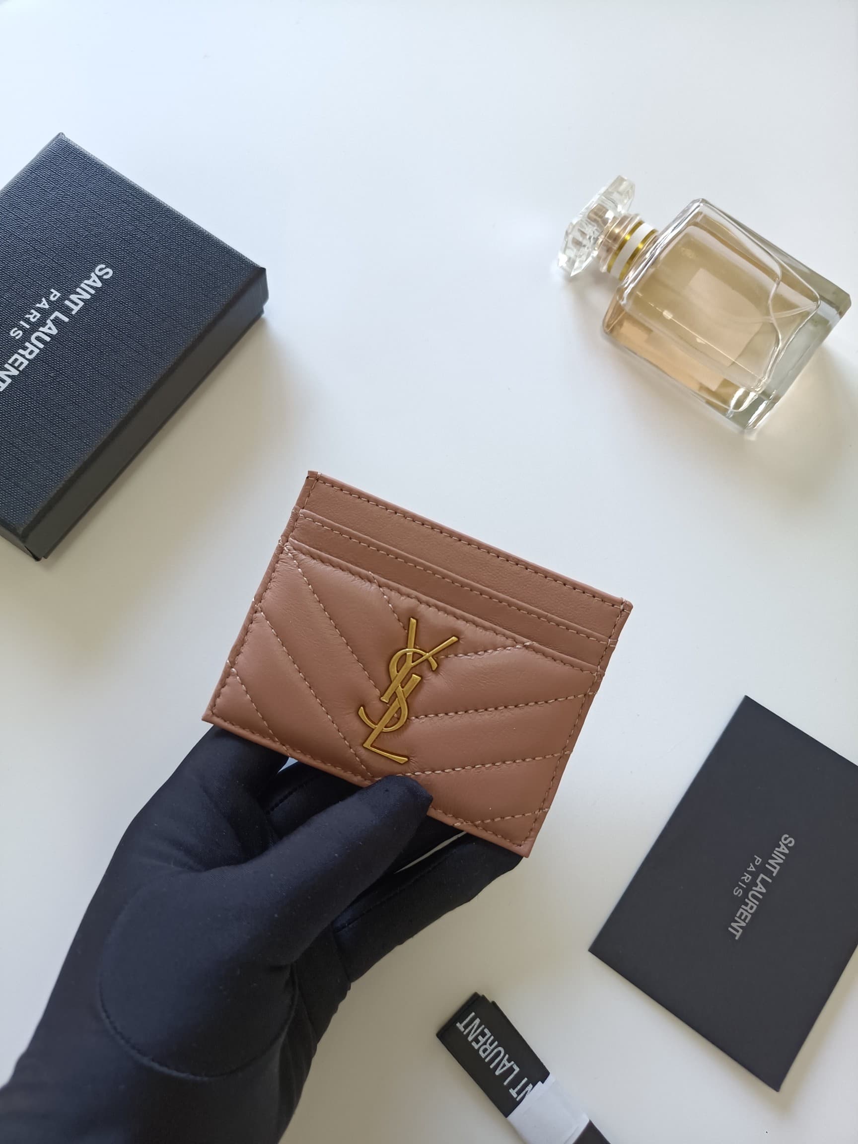 Saint Laurent Gold Wallet 423291