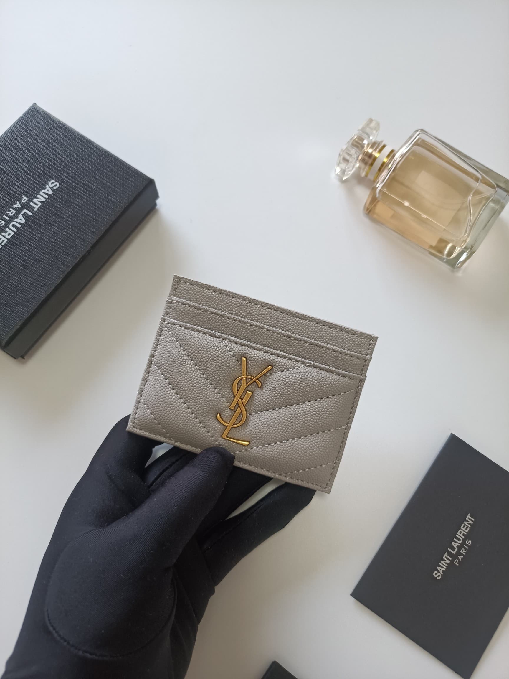 Saint Laurent Gold Wallet 423291