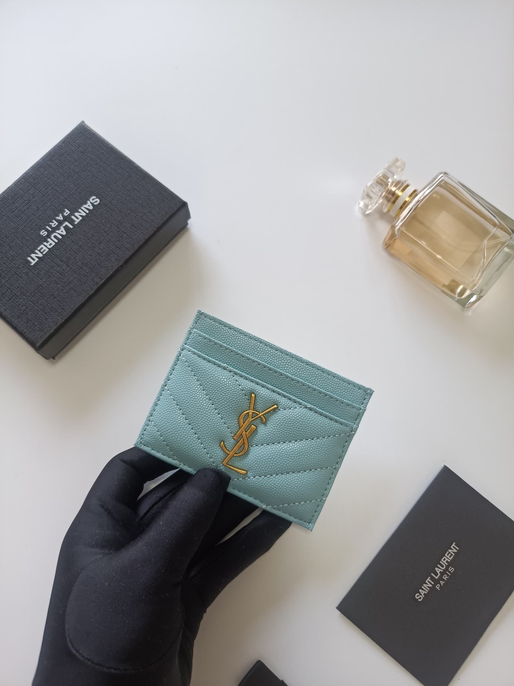 Saint Laurent Gold Wallet 423291