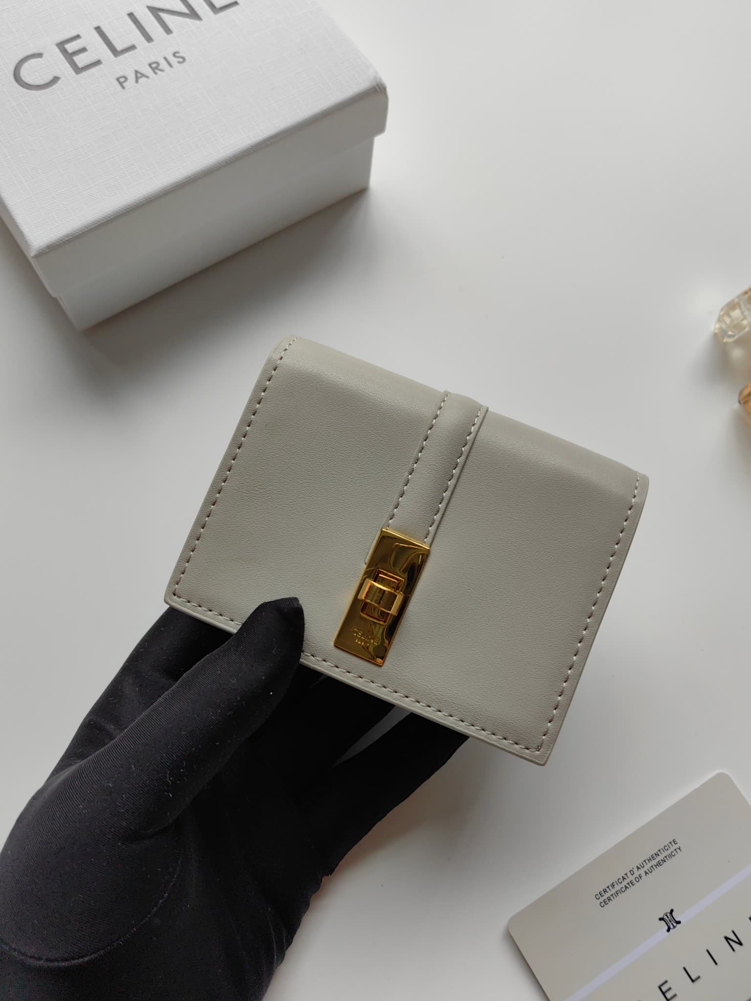Celine Cream Wallet M473