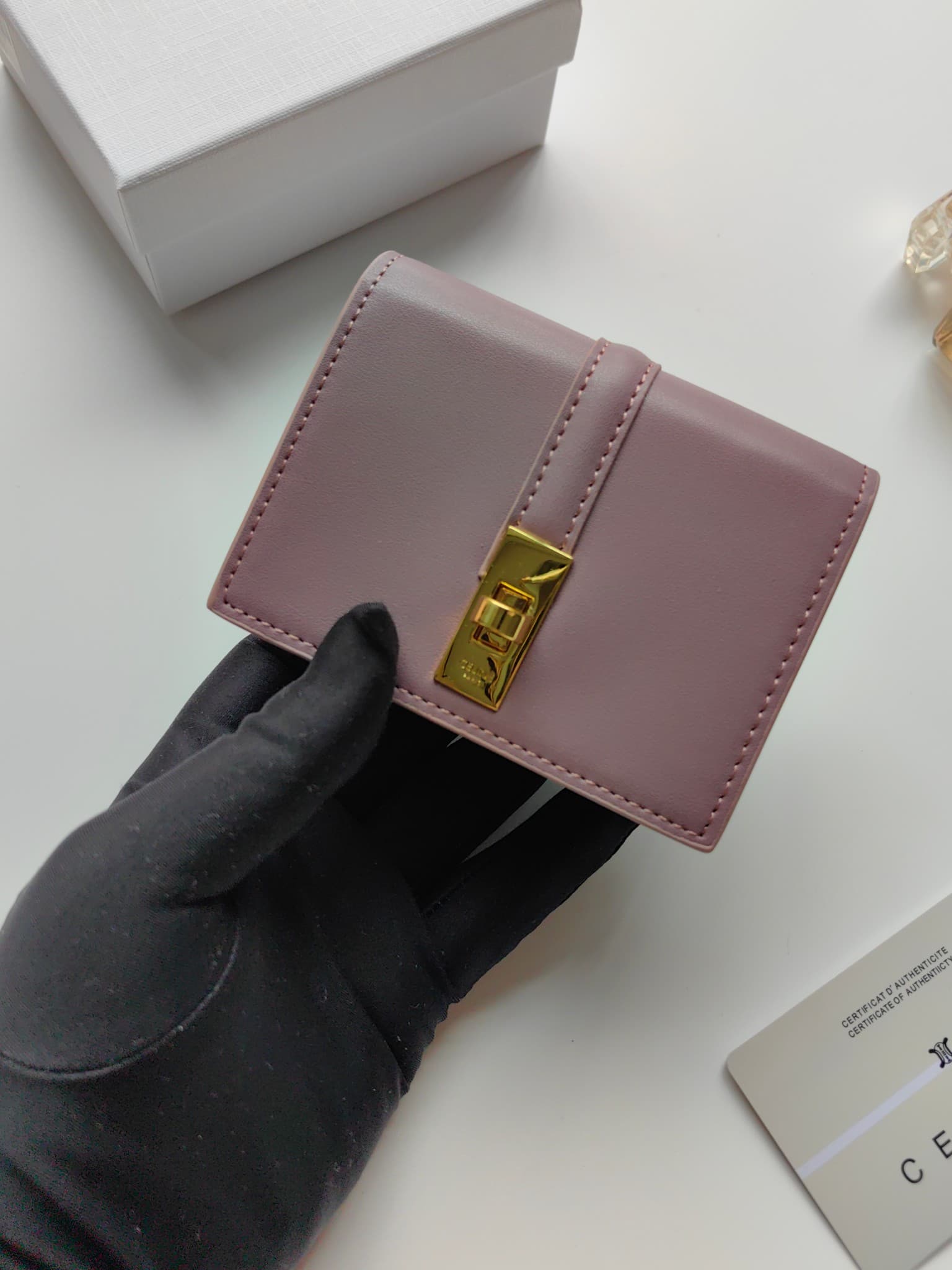 Celine Cream Wallet M473