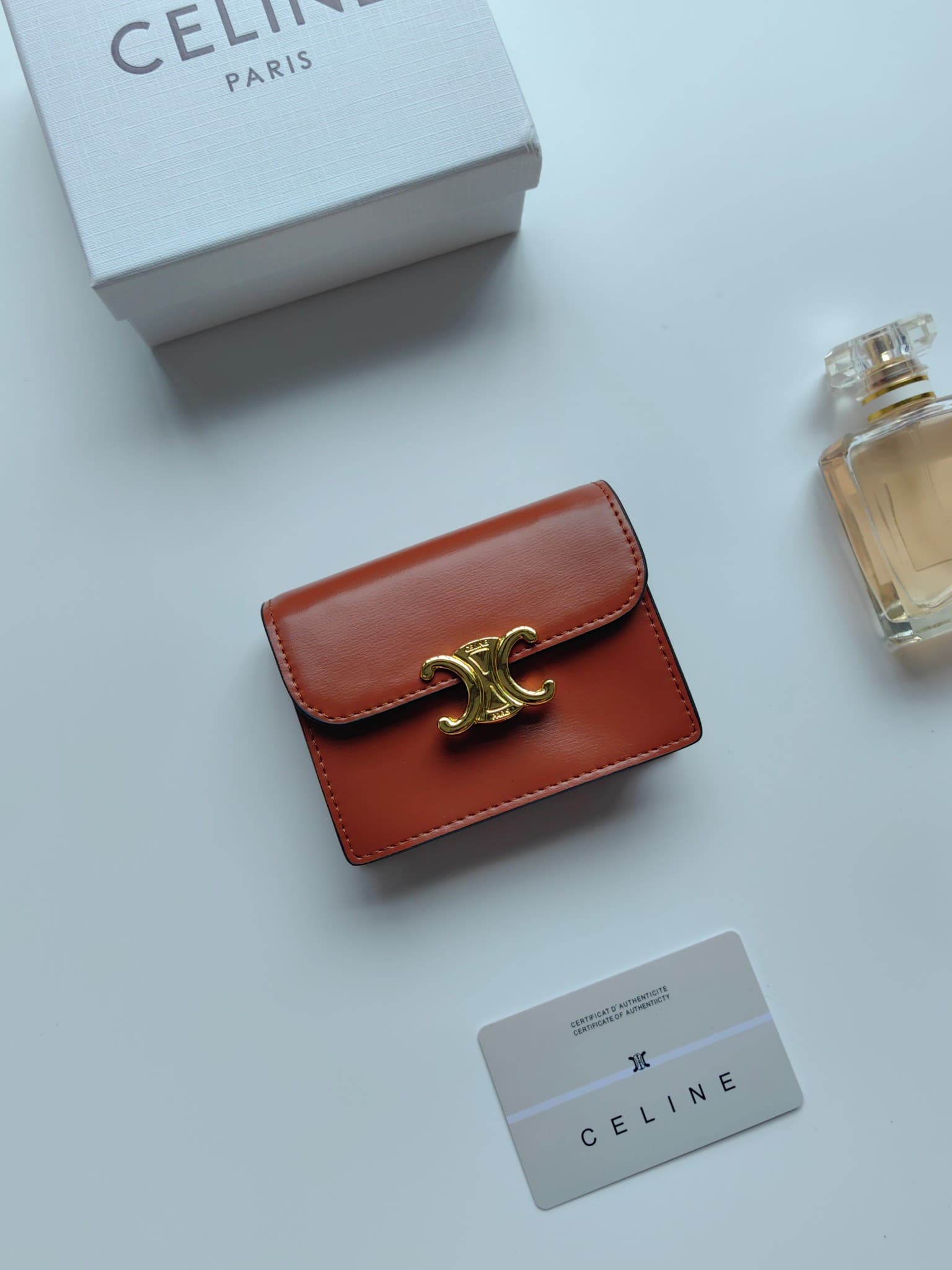 Celine Gold Wallet N063