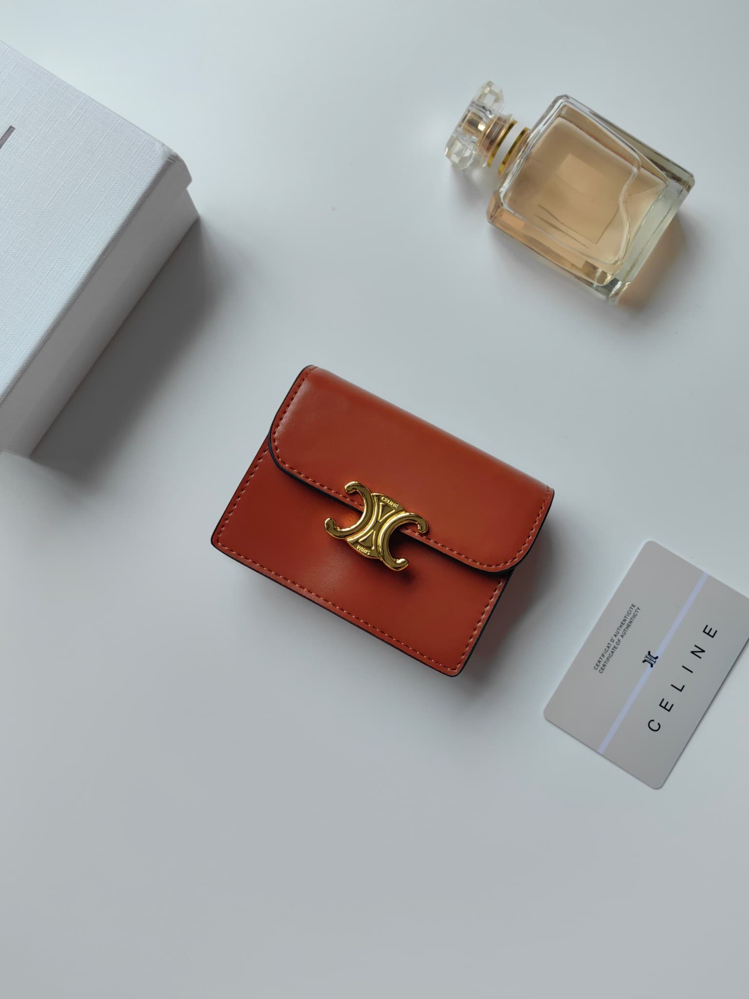 Celine Cream Wallet N063