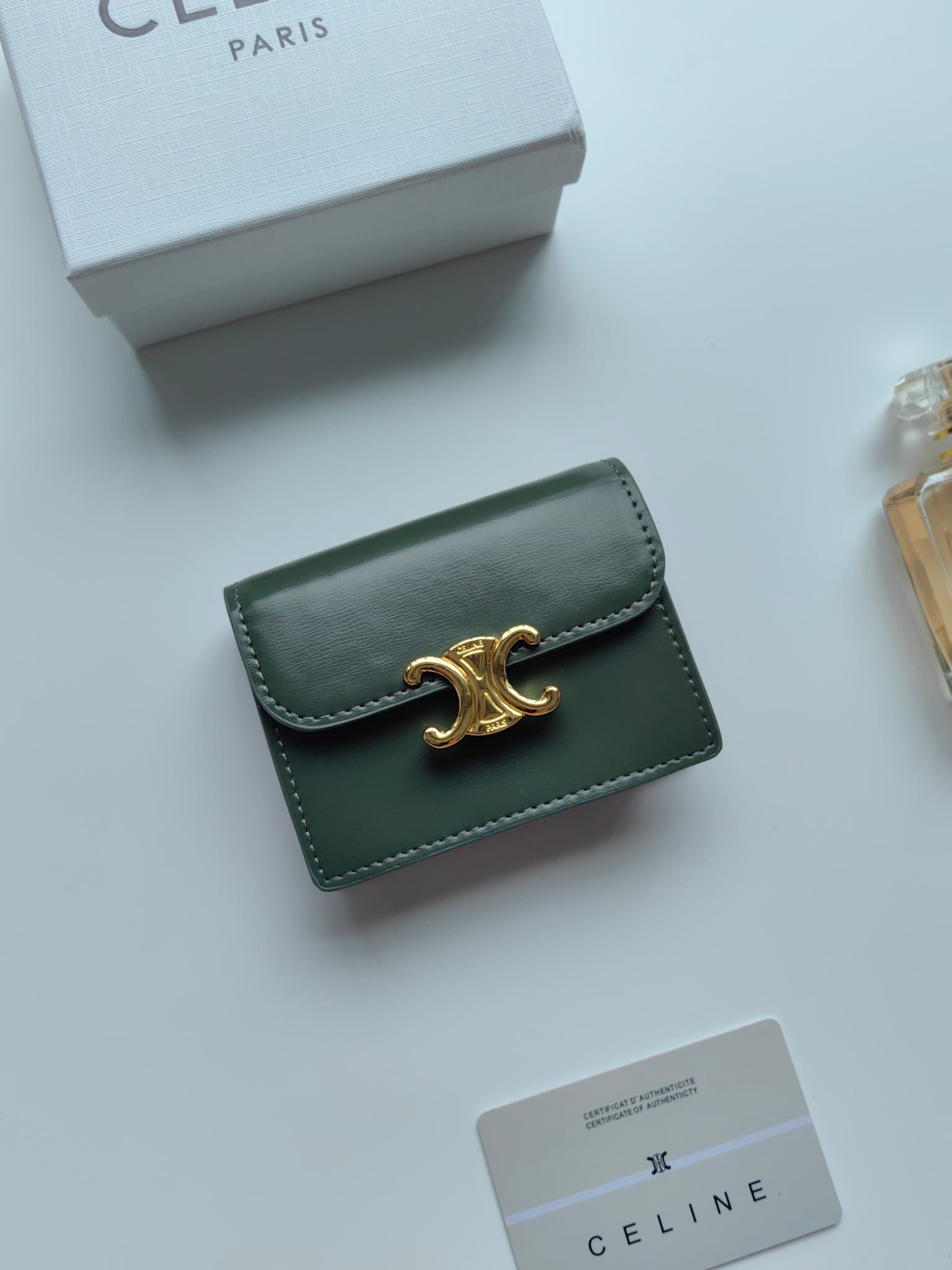 Celine Gold Wallet N063