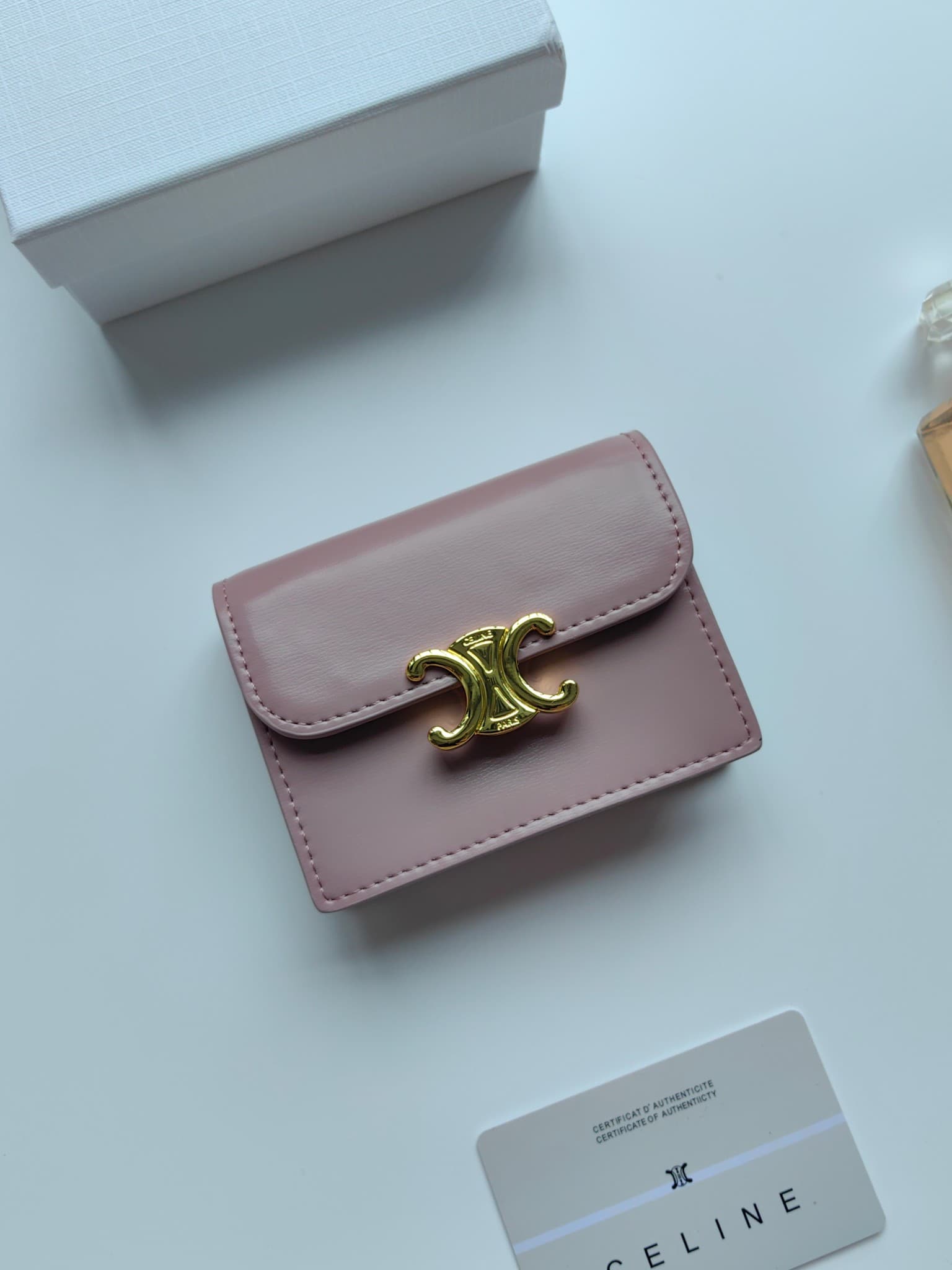 Celine Gold Wallet N063