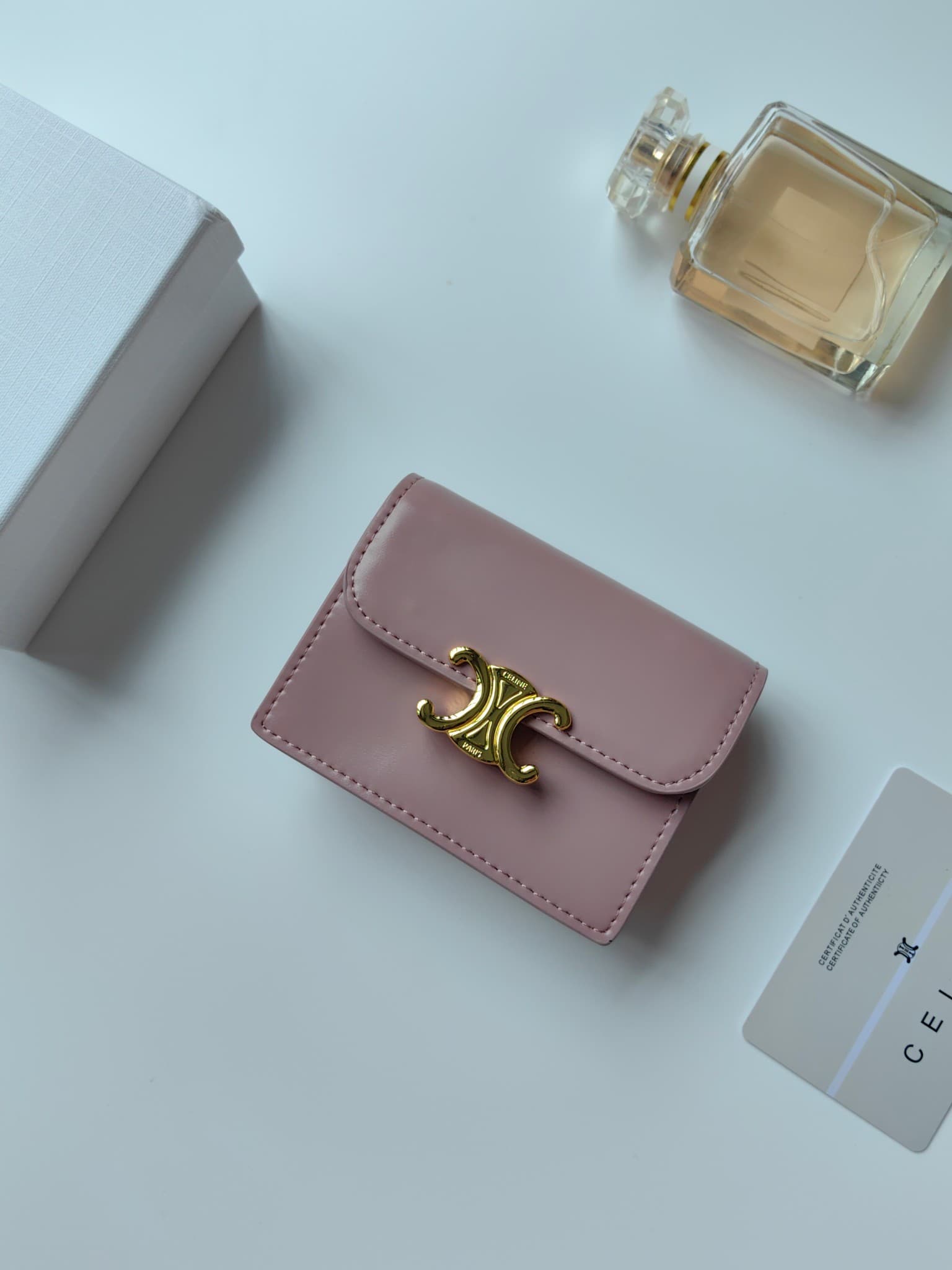 Celine Cream Wallet N063