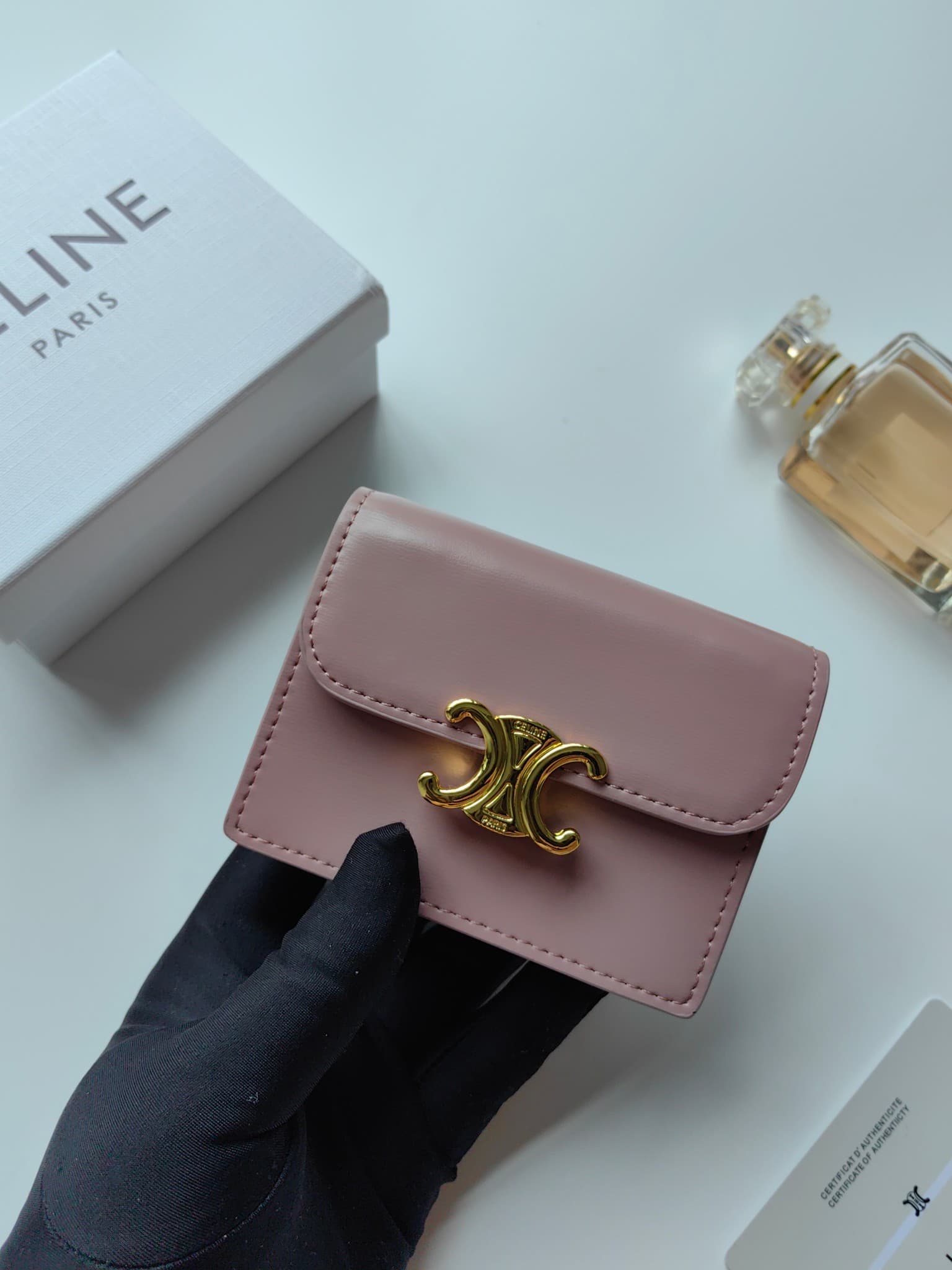 Celine Cream Wallet N063