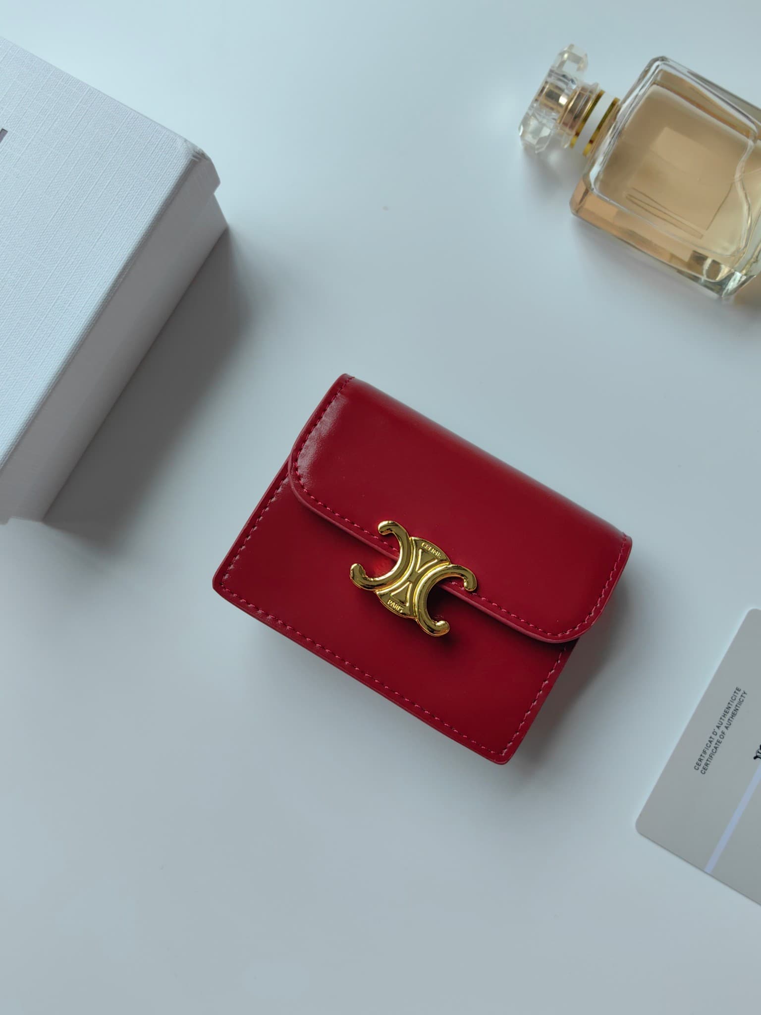 Celine Cream Wallet N063