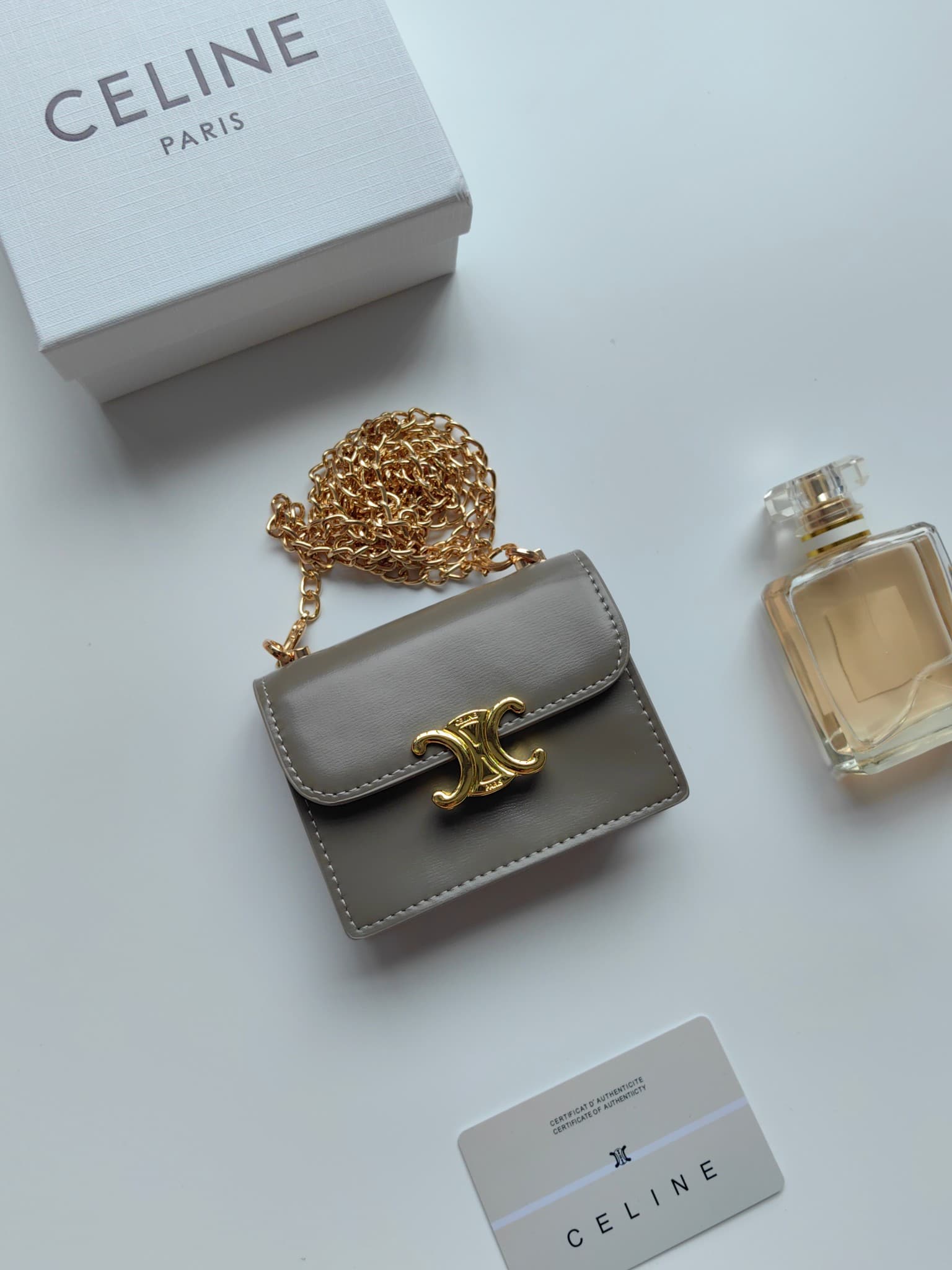 Celine Cream Crossbody Bag N062