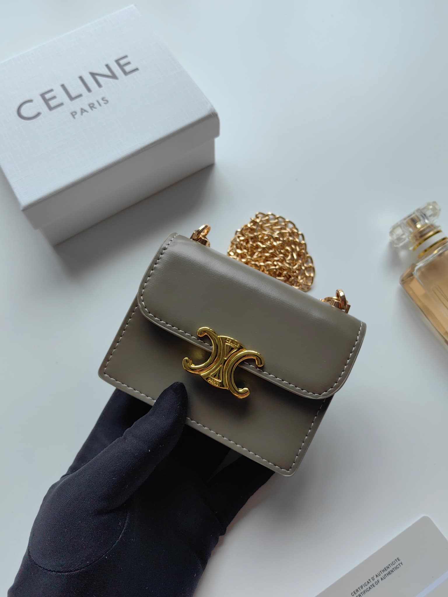 Celine Cream Crossbody Bag N062