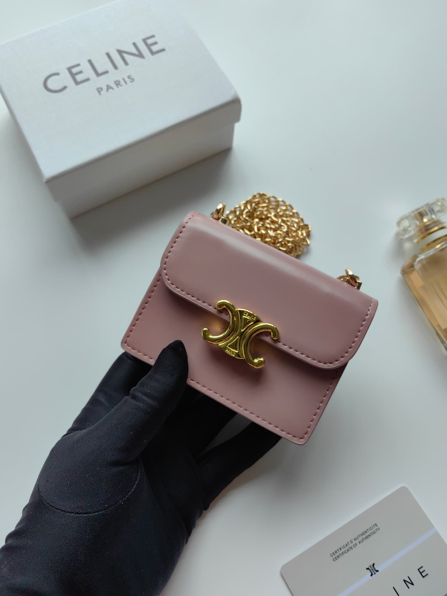 Celine Cream Crossbody Bag N062