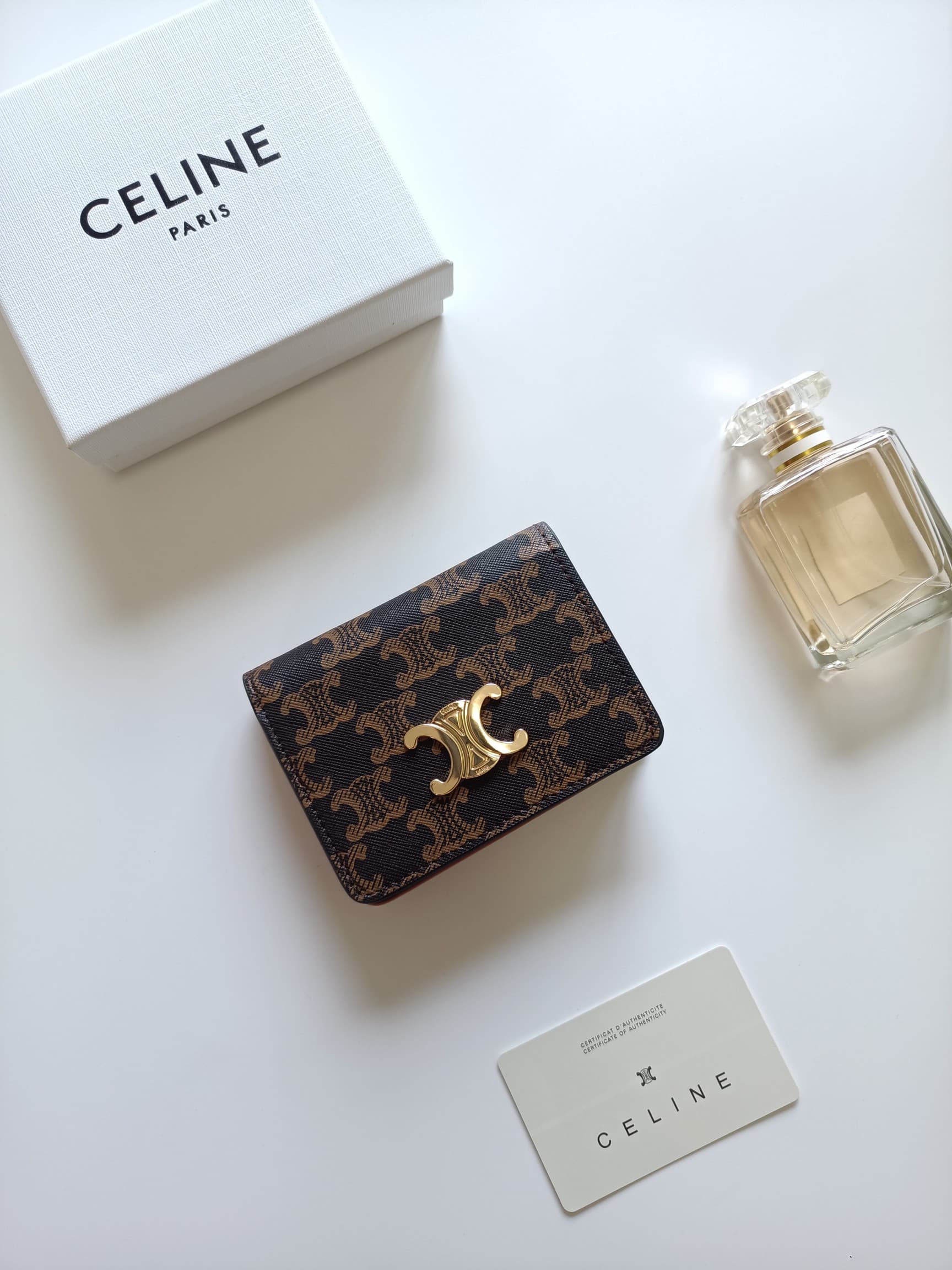 Celine Gold Wallet K623
