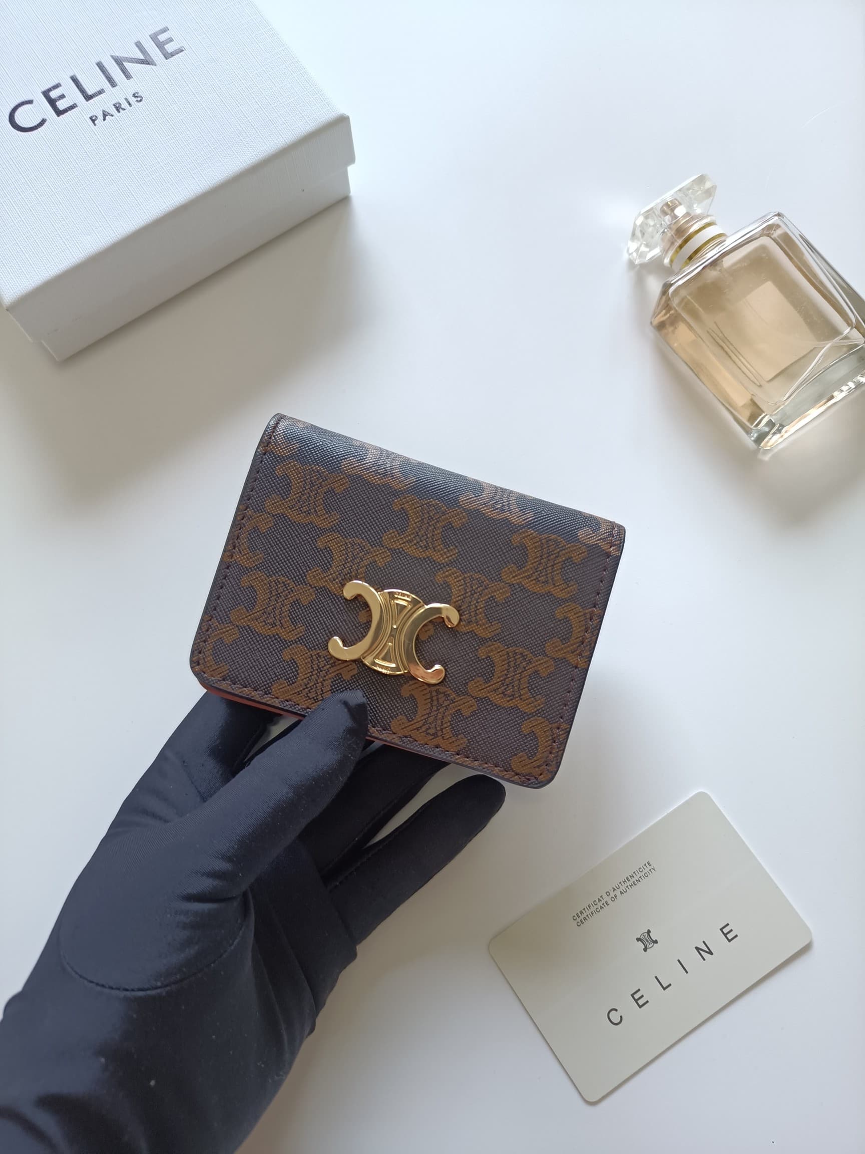 Celine Gold Wallet K623