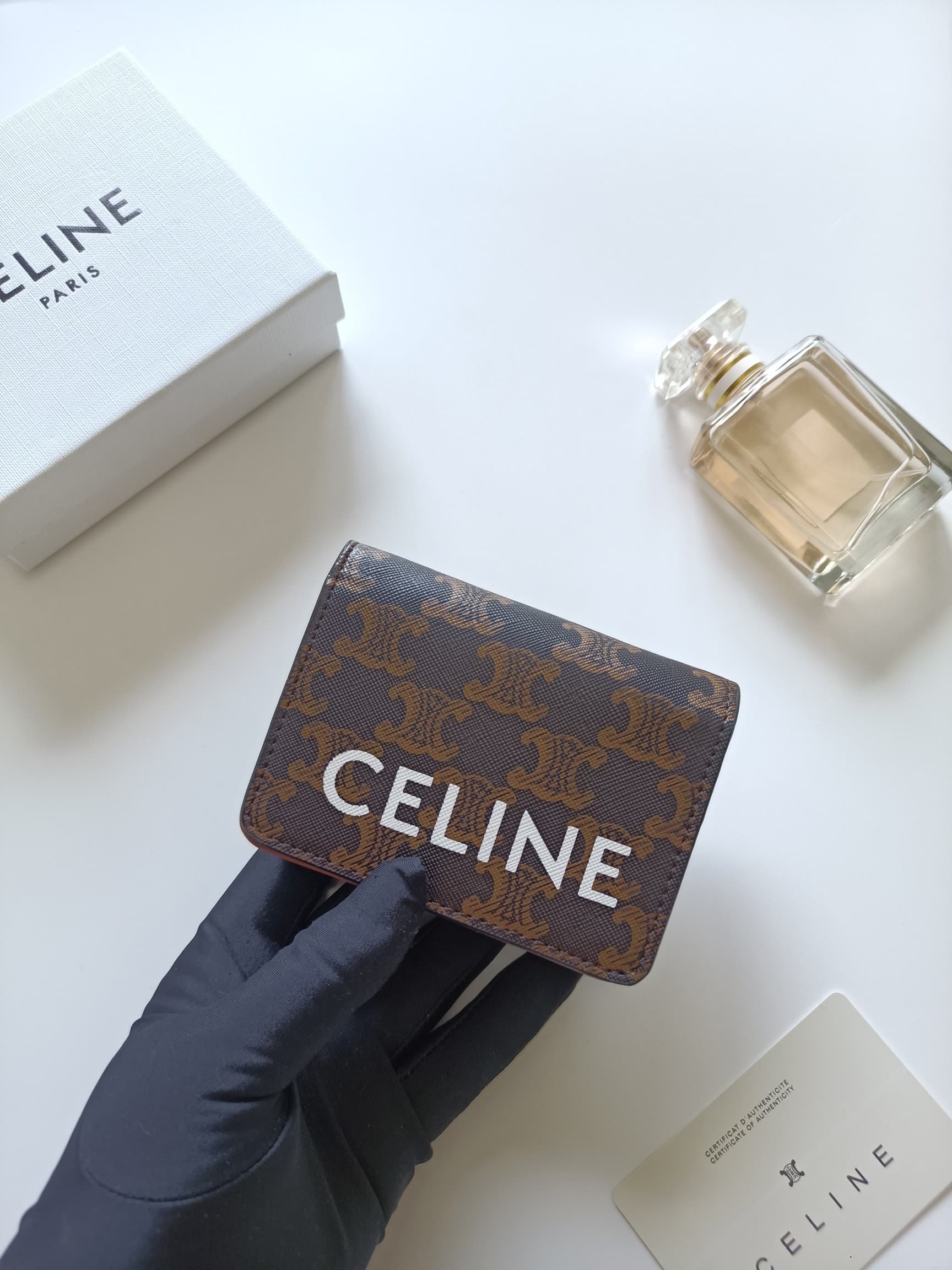 Celine Gold Wallet K623