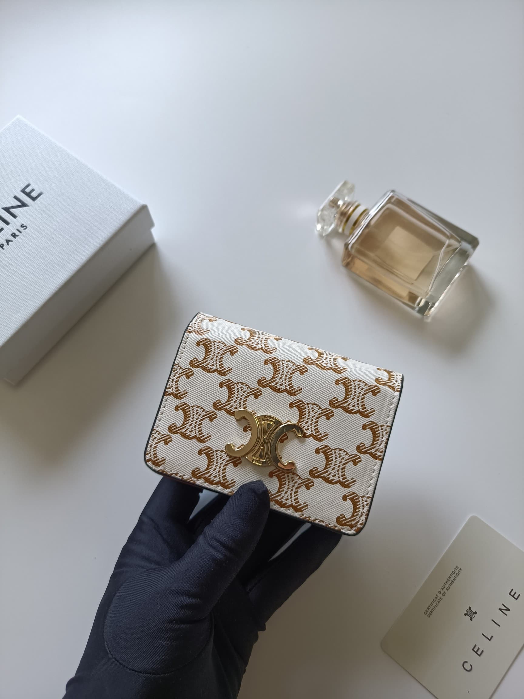 Celine Gold Wallet K623