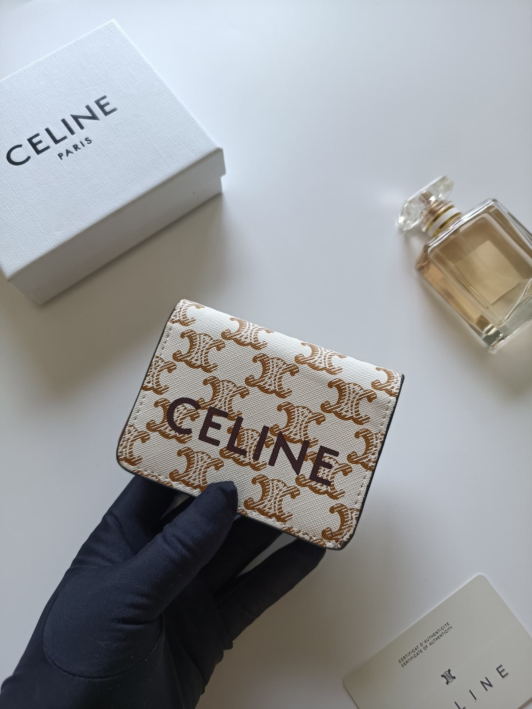 Celine Gold Wallet K623