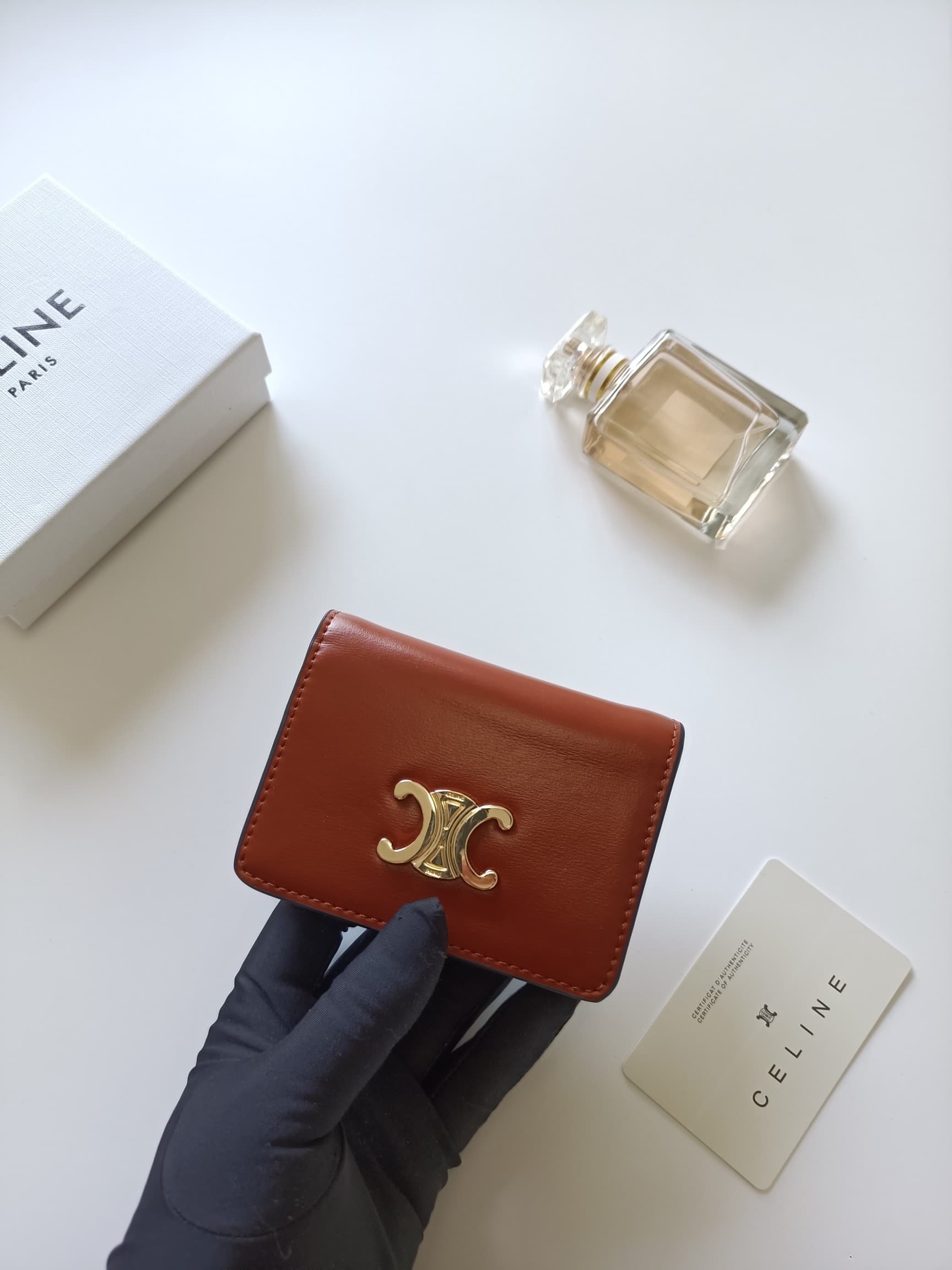 Celine Gold Wallet K623