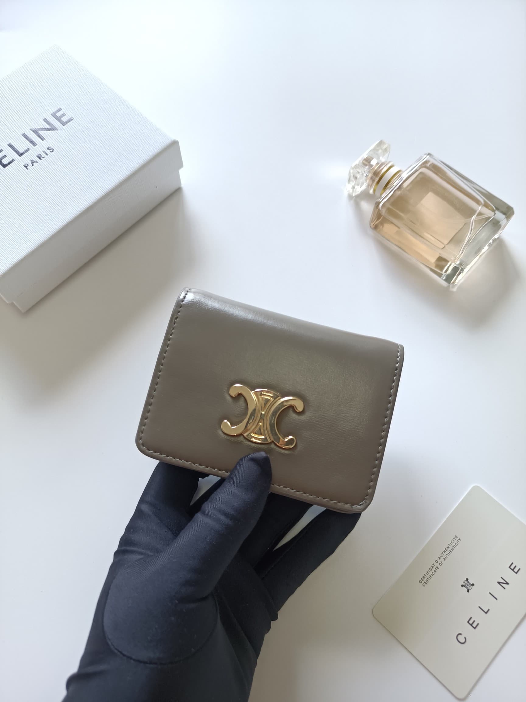 Celine Gold Wallet K623