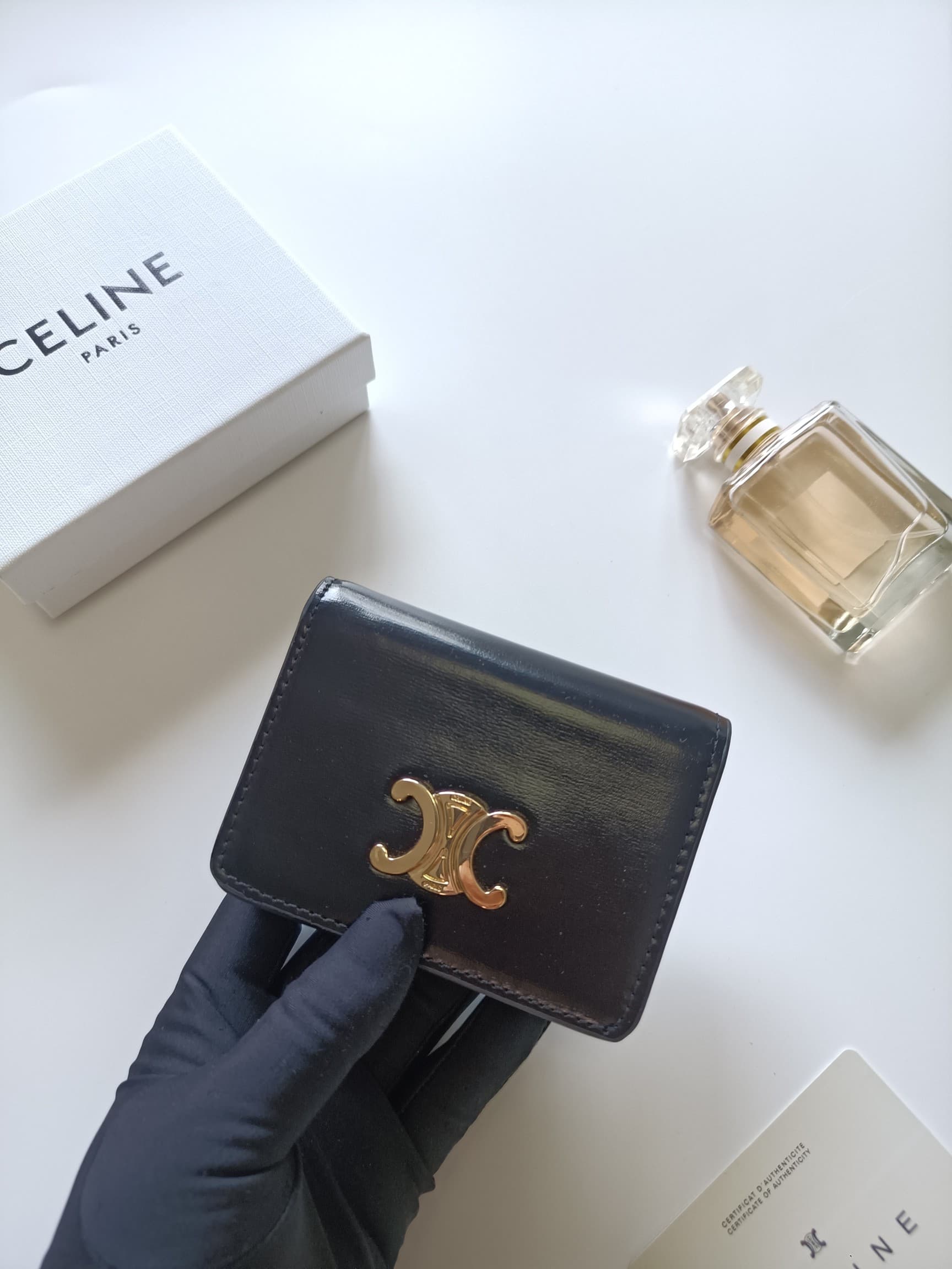 Celine Gold Wallet K623